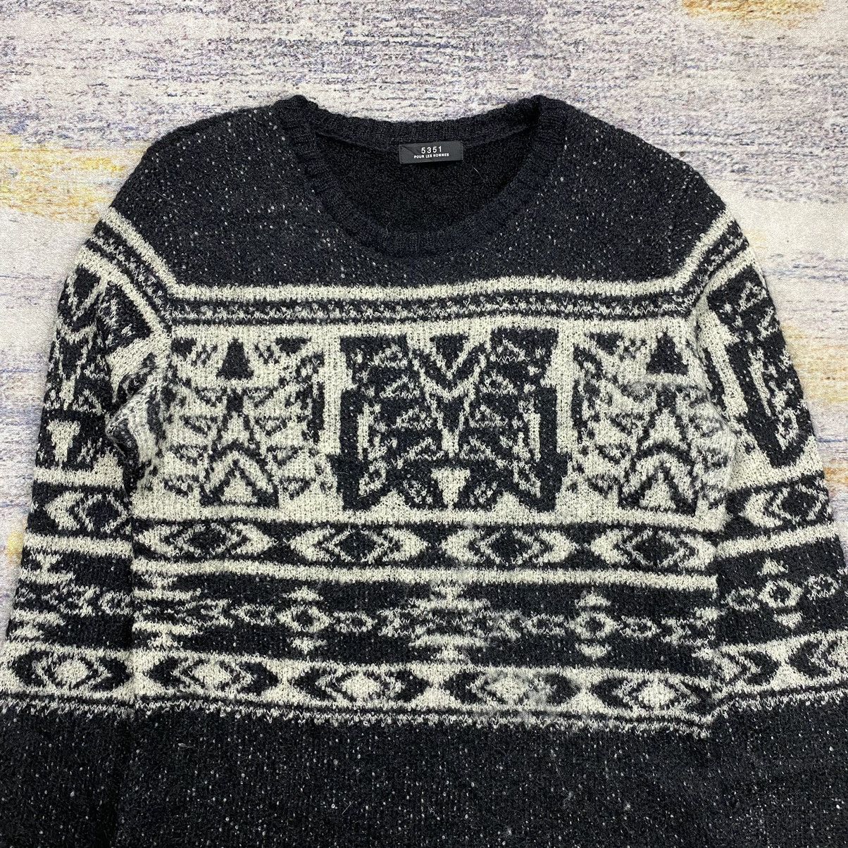 5351 POUR LES HOMMES × Japanese Brand 5351 Pour les homme knit sweater Size US L / EU 52-54 / 3 - 2 Thumbnail
