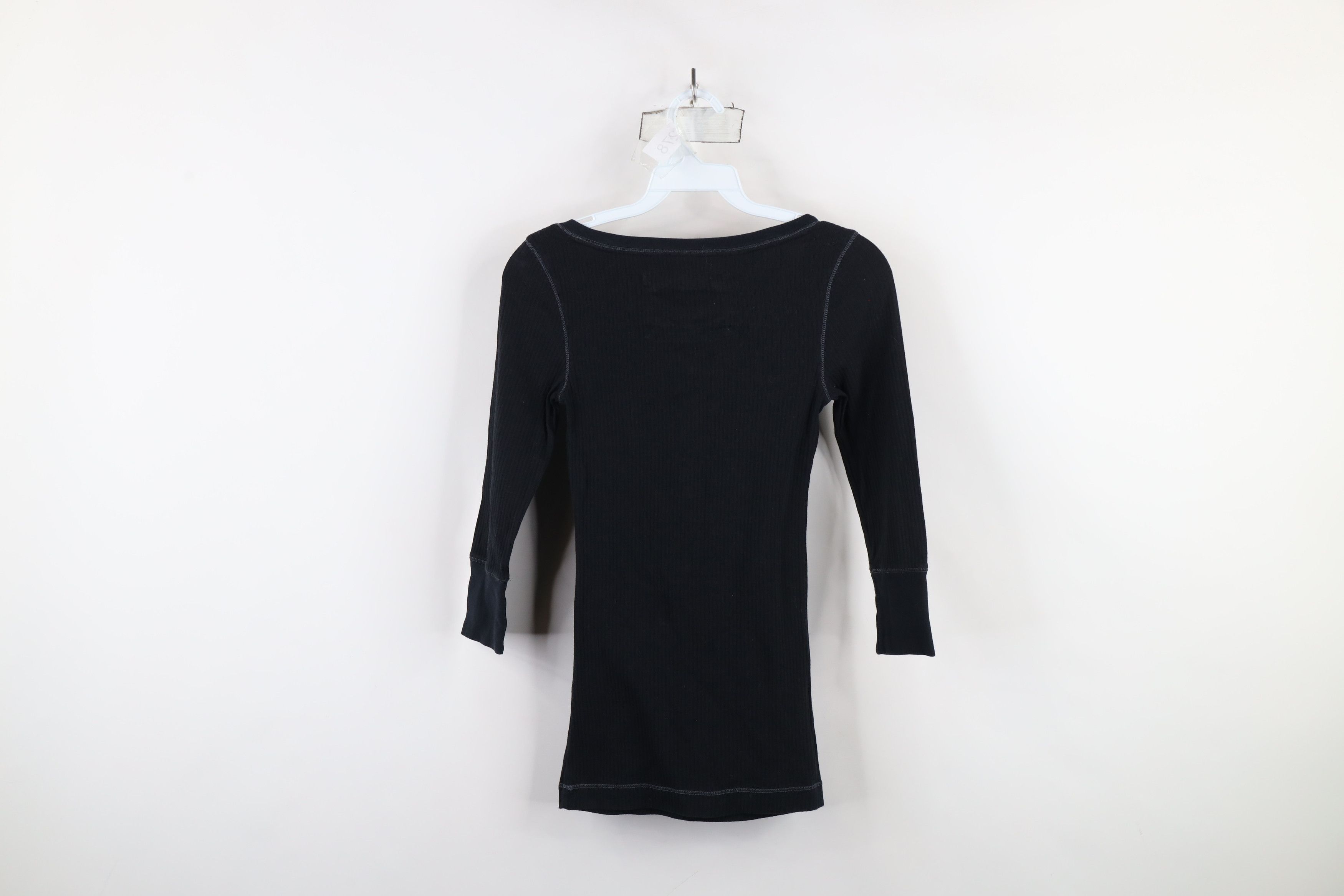 Aeropostale × Vintage Vintage Y2K Aeropostale Thermal Ribbed Knit Henley T-Shirt Size S / US 4 / IT 40 - 8 Thumbnail