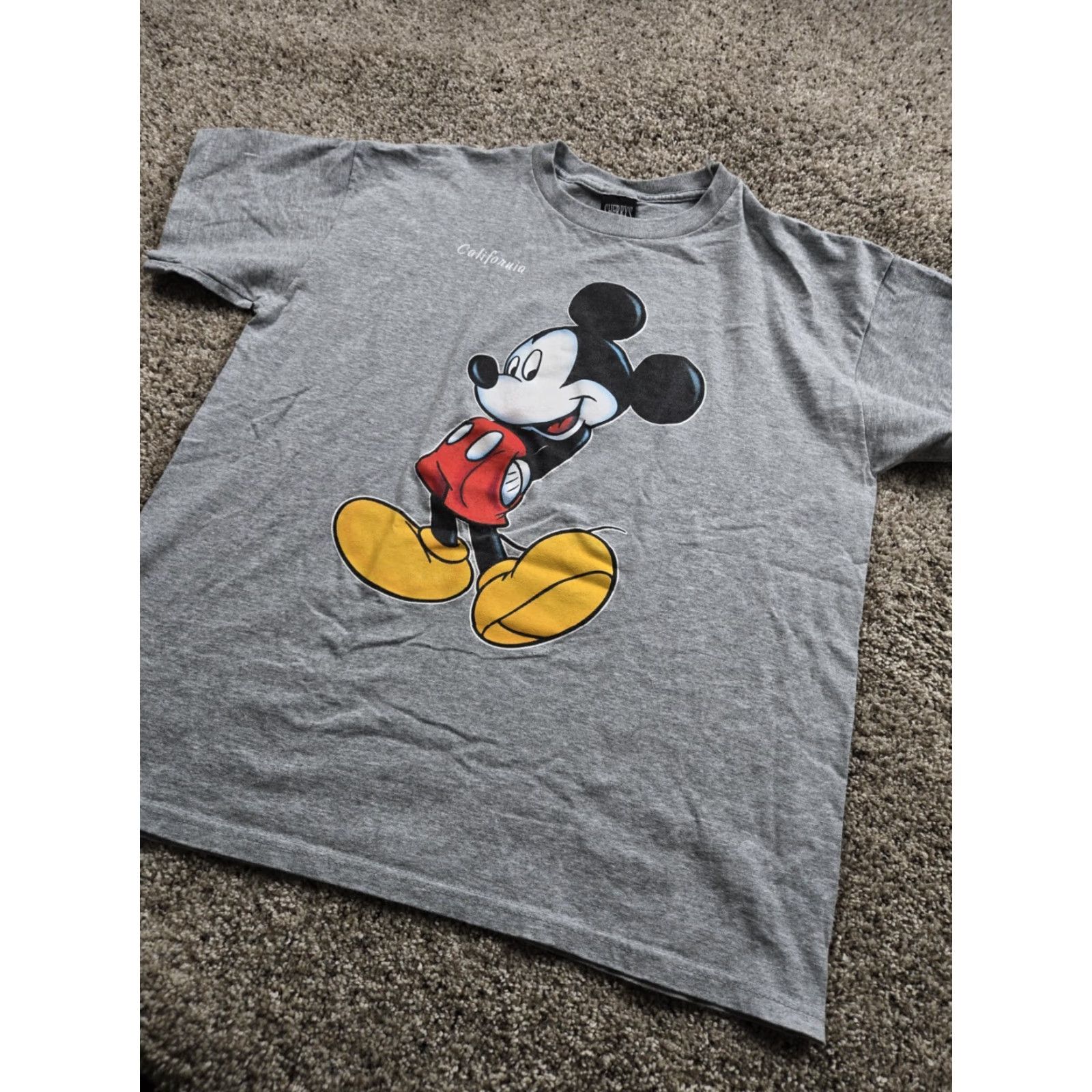 Vintage VINTAGE Mickey Mouse California T Shirt XL Mens Gray Sherrys Best USA Made Y2K Size US XL / EU 56 / 4 - 2 Thumbnail