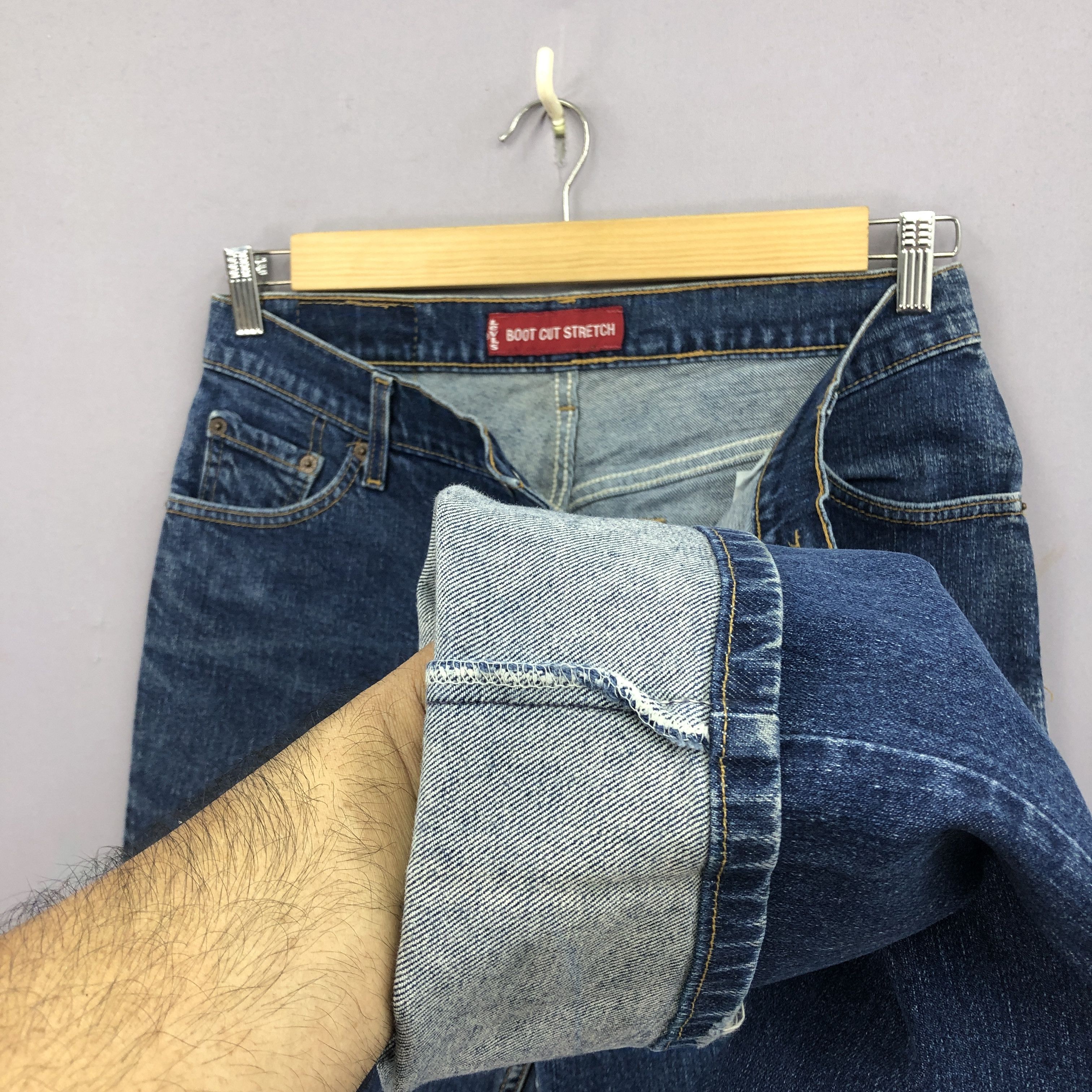 Levi's Vintage Levis Bell Bottom Jeans Levi's Flare Blue Wash Denim Size US 30 / EU 46 - 6 Thumbnail