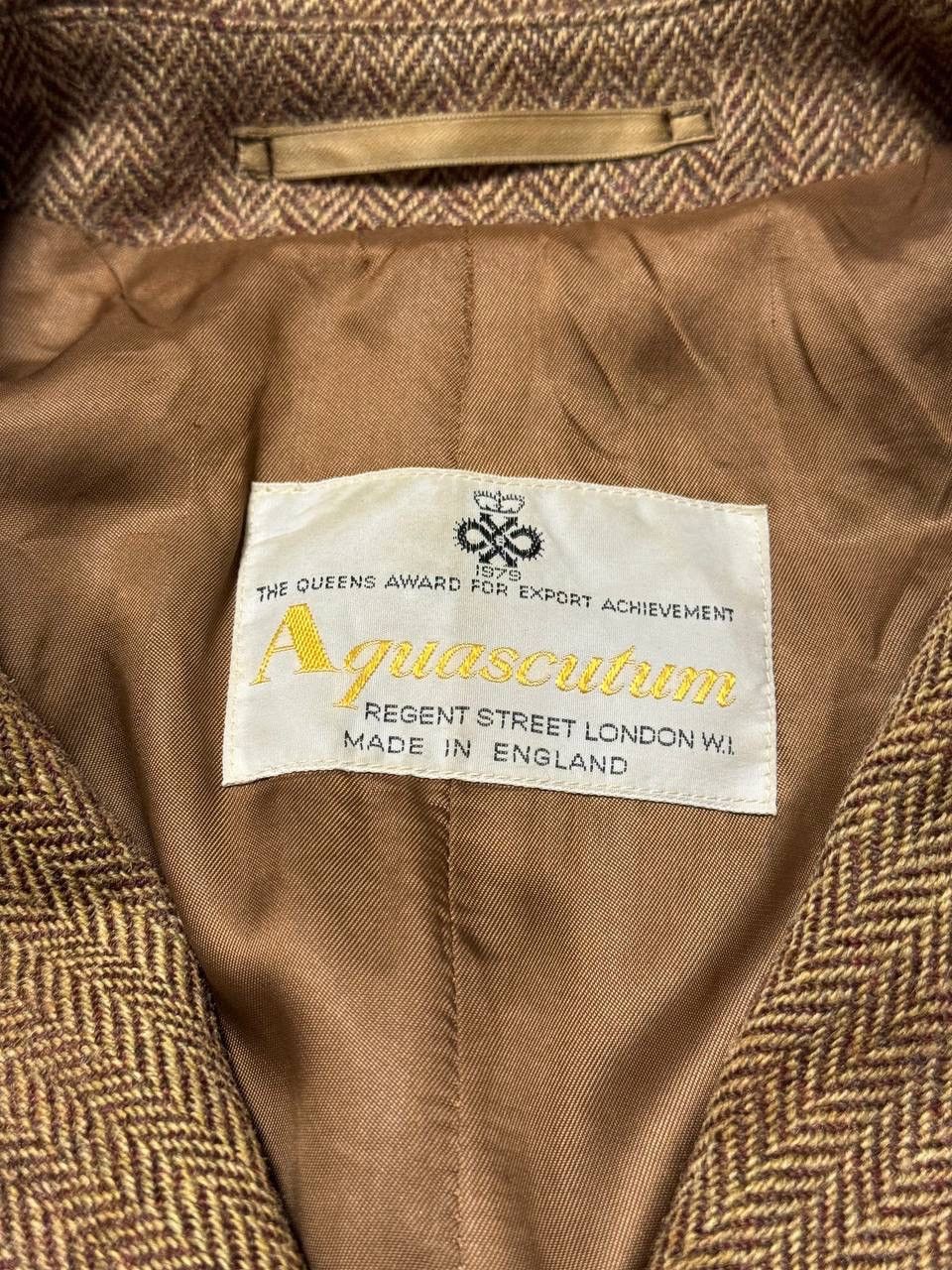 Aquascutum × Vintage Vintage Aquascutum Coat Jacket Wool Womens 90s Size L / US 10 / IT 46 - 7 Thumbnail