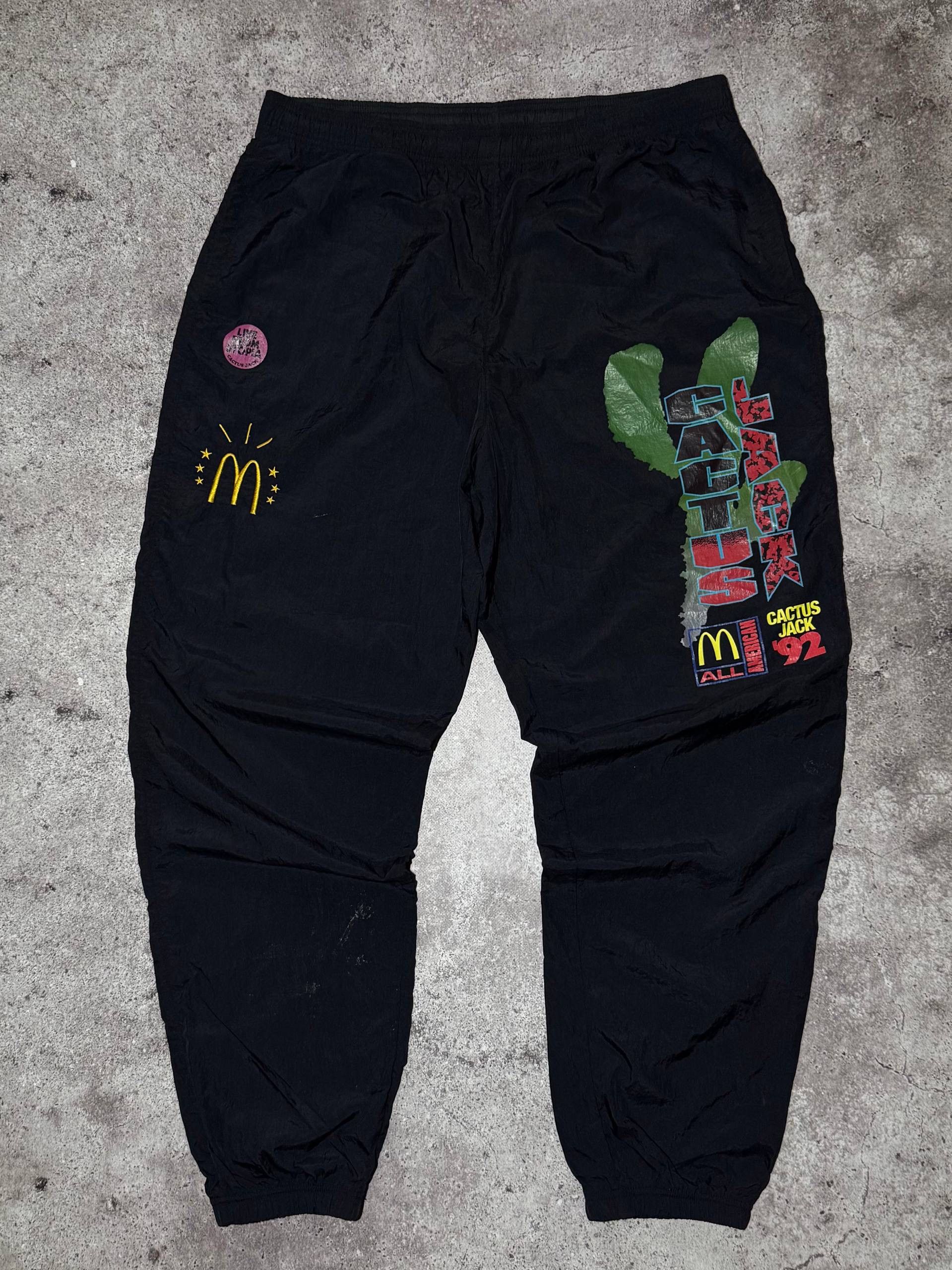 Travis Scott Travis Scott & McDonald’s Jack Cactus ‘92 Nylon Track Pants Size US 36 / EU 52 - 1 Thumbnail