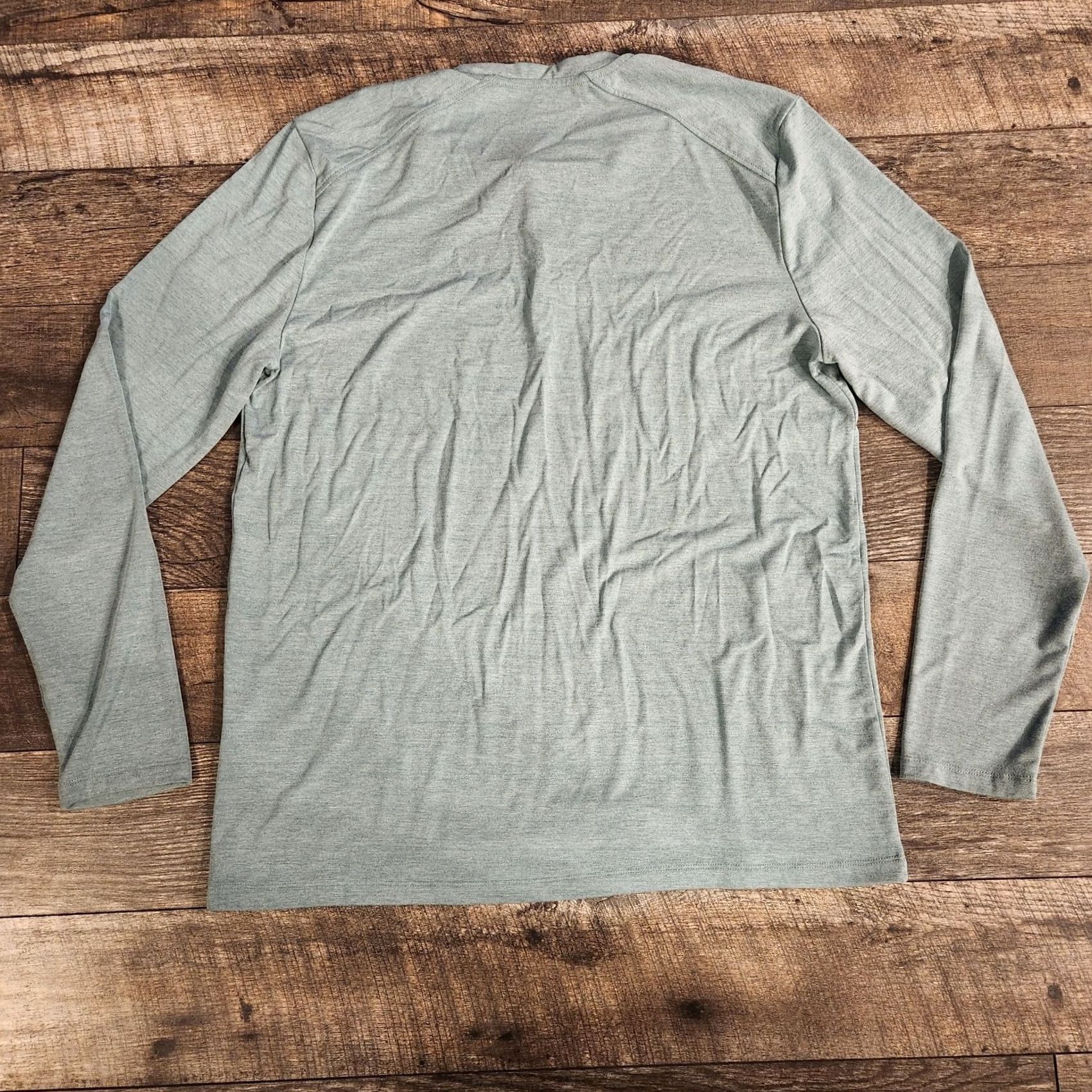 Vintage Free Fly Henley Performance Bamboo Mens Large Green Long Sleeve Stretch Henley Shirt Athletic Activewear Mens XS? Size US L / EU 52-54 / 3 - 7 Thumbnail