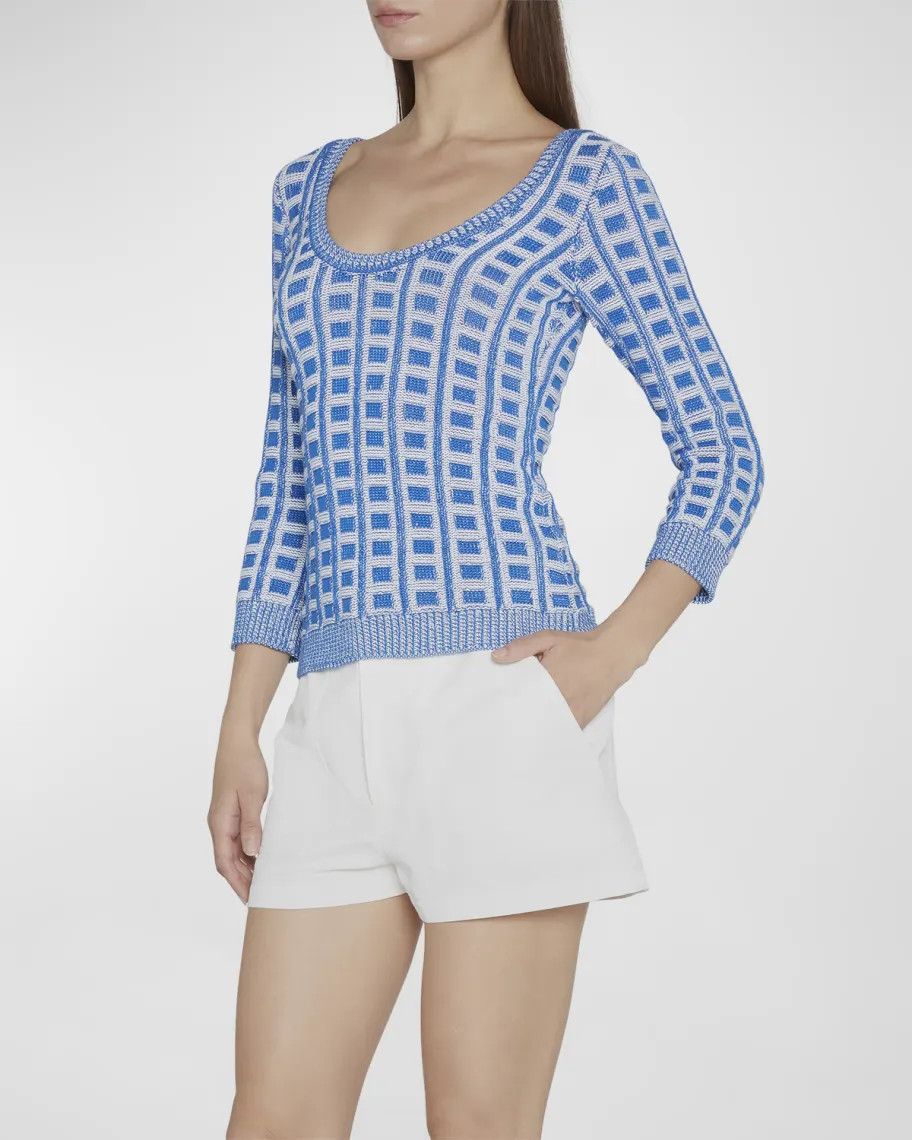 Marni o1srvl11e0624 Crewneck in Blue Size S / US 4 / IT 40 - 4 Thumbnail