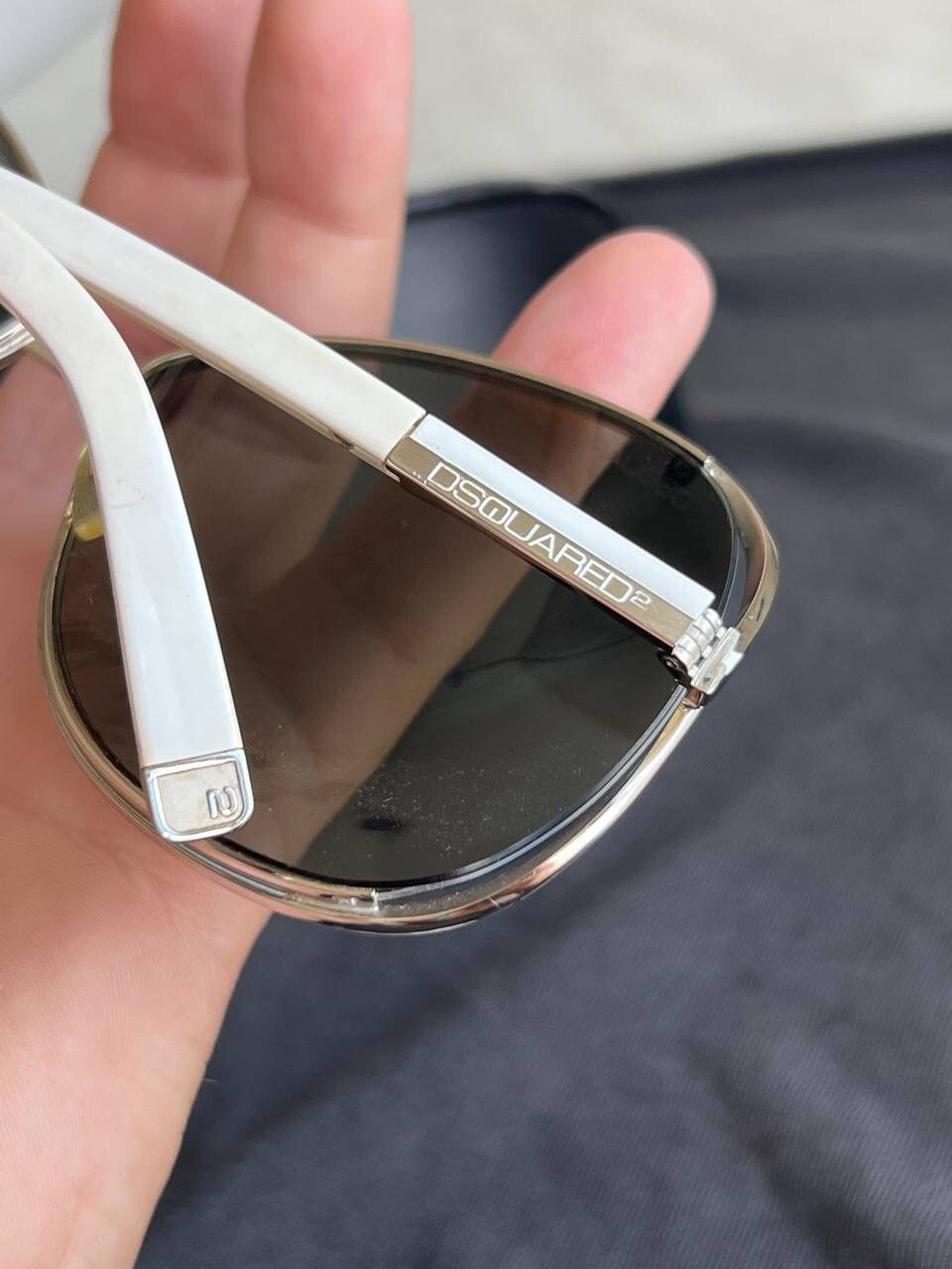 Dsquared2 DSQUARED2 Vintage Sunglasses Italy White with Case Y2K Size ONE SIZE - 11 Thumbnail