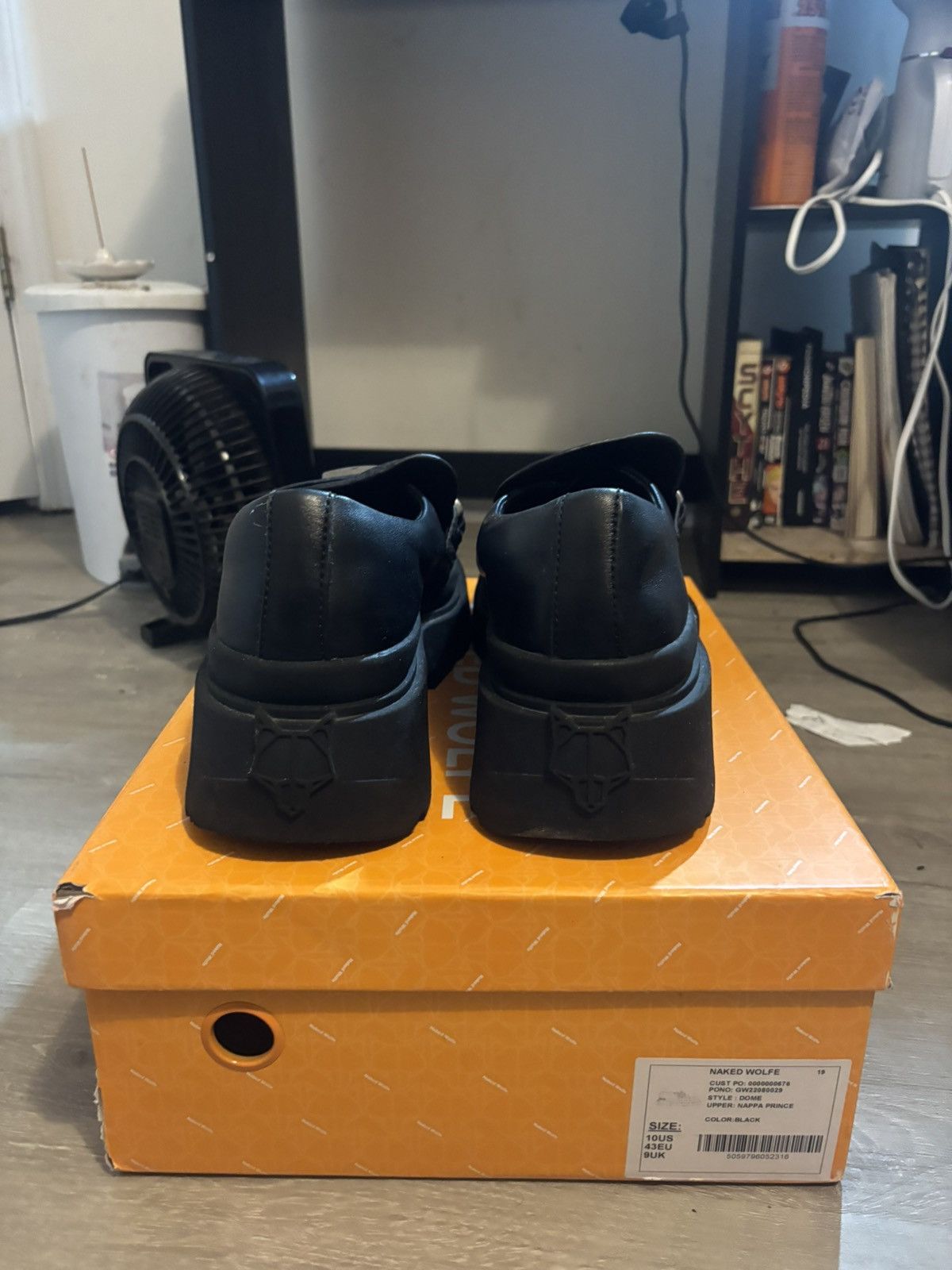 NAKED WOLFE Naked Wolfe Dome black leather loafers Size US 10 / EU 43 - 5 Thumbnail