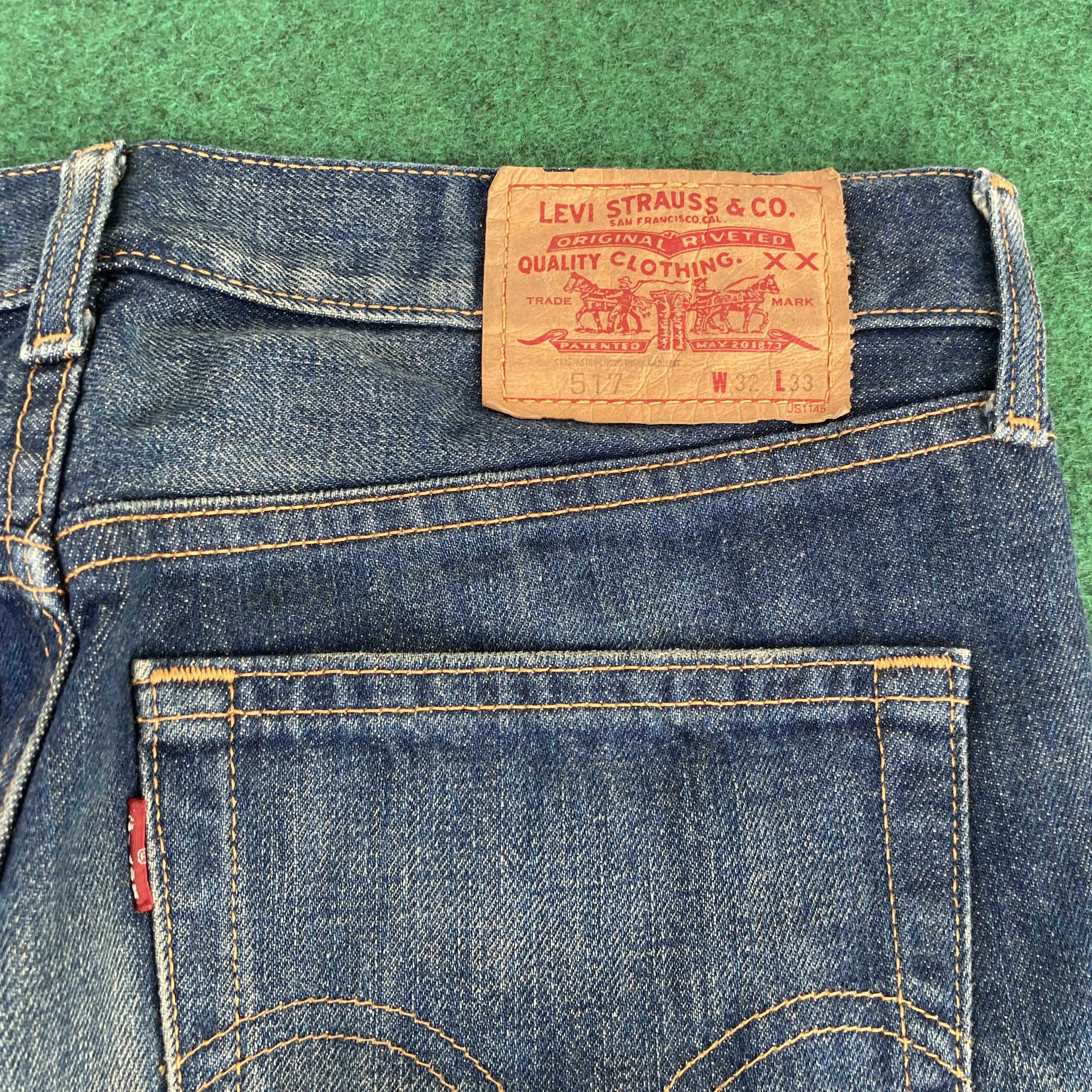 Levi's × Vintage Vtg Levis 517 Denim Flare Sz 31 Bootcut Jeans Size US 31 - 8 Thumbnail