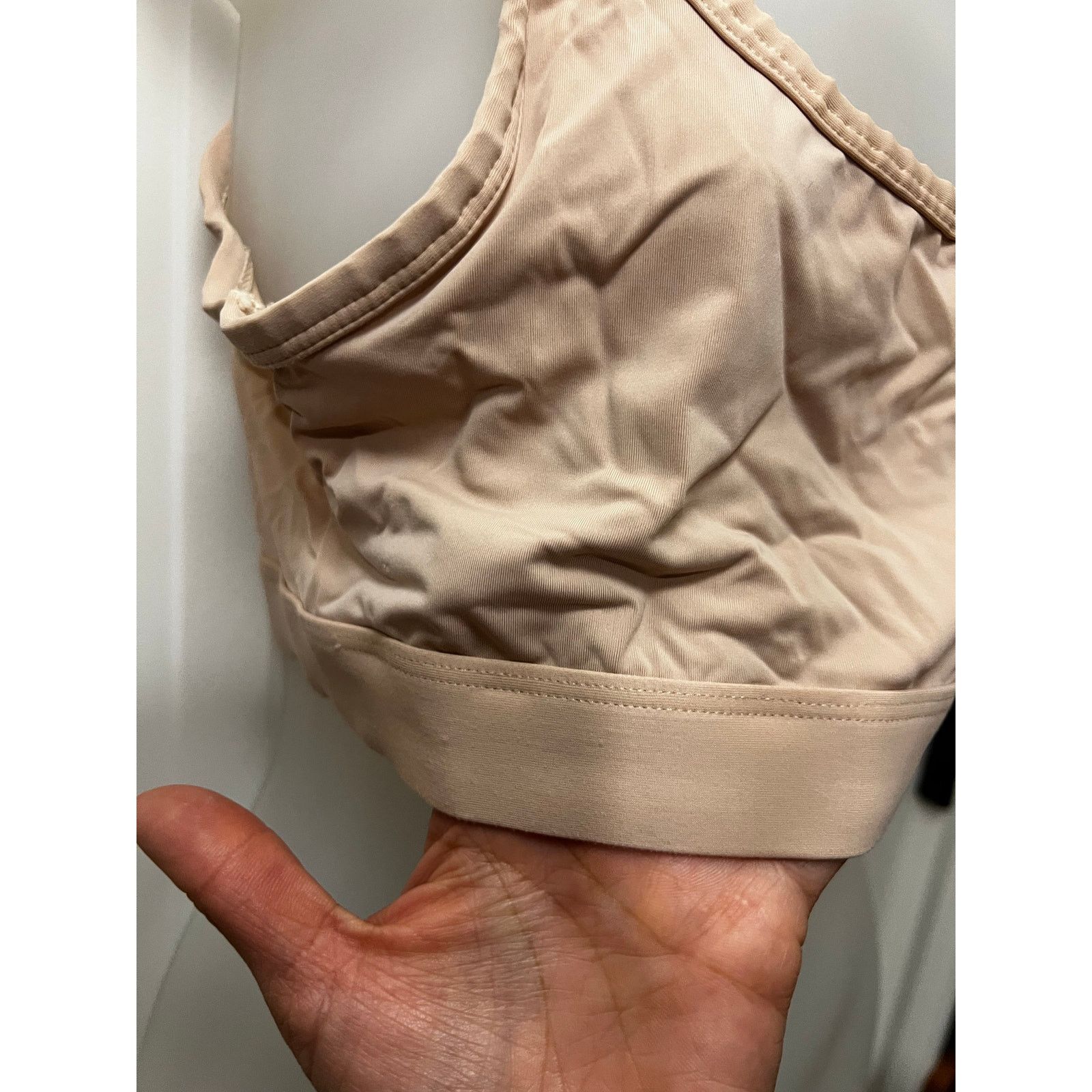 Steve Madden Steve Madden Stretch Bralette Top Bra Seamless Square Neck Size L / US 10 / IT 46 - 4 Thumbnail