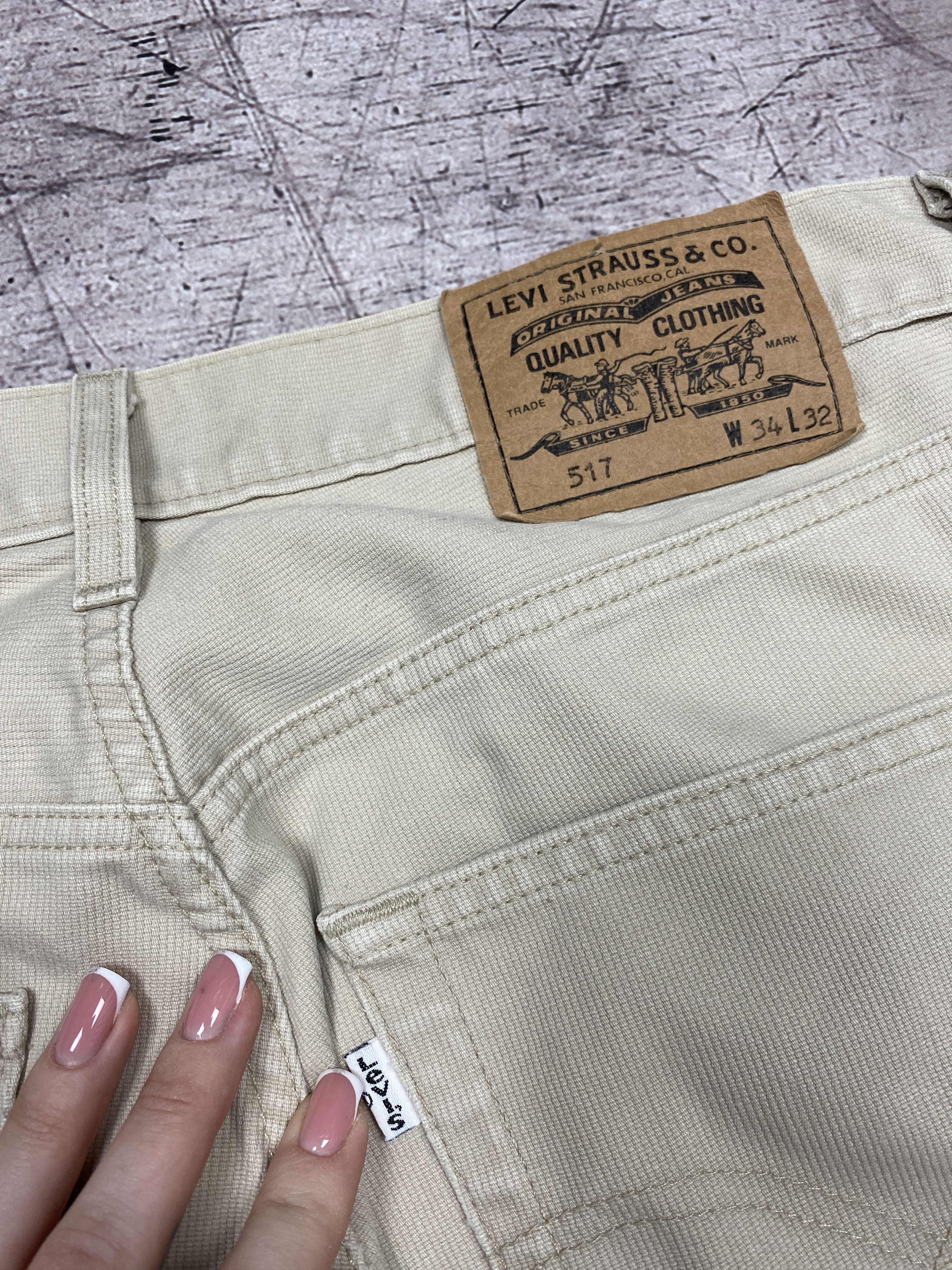 Levi's × Vintage Levis 517 Vintage Mens Denim Pants Y2K Jeans Size US 34 / EU 50 - 3 Thumbnail