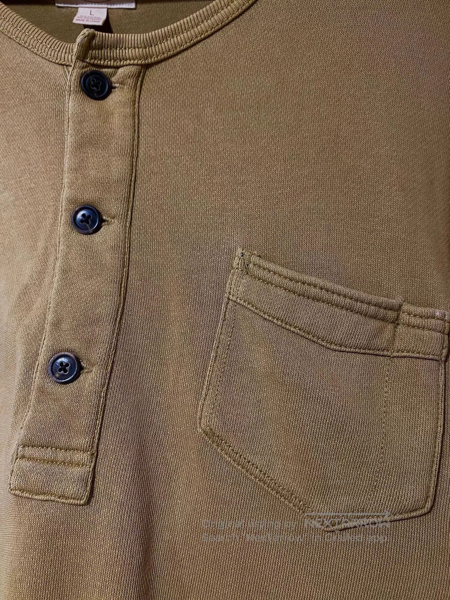 RRL Ralph Lauren rare vintage henley long sleeve shirt. Size US L / EU 52-54 / 3 - 4 Thumbnail