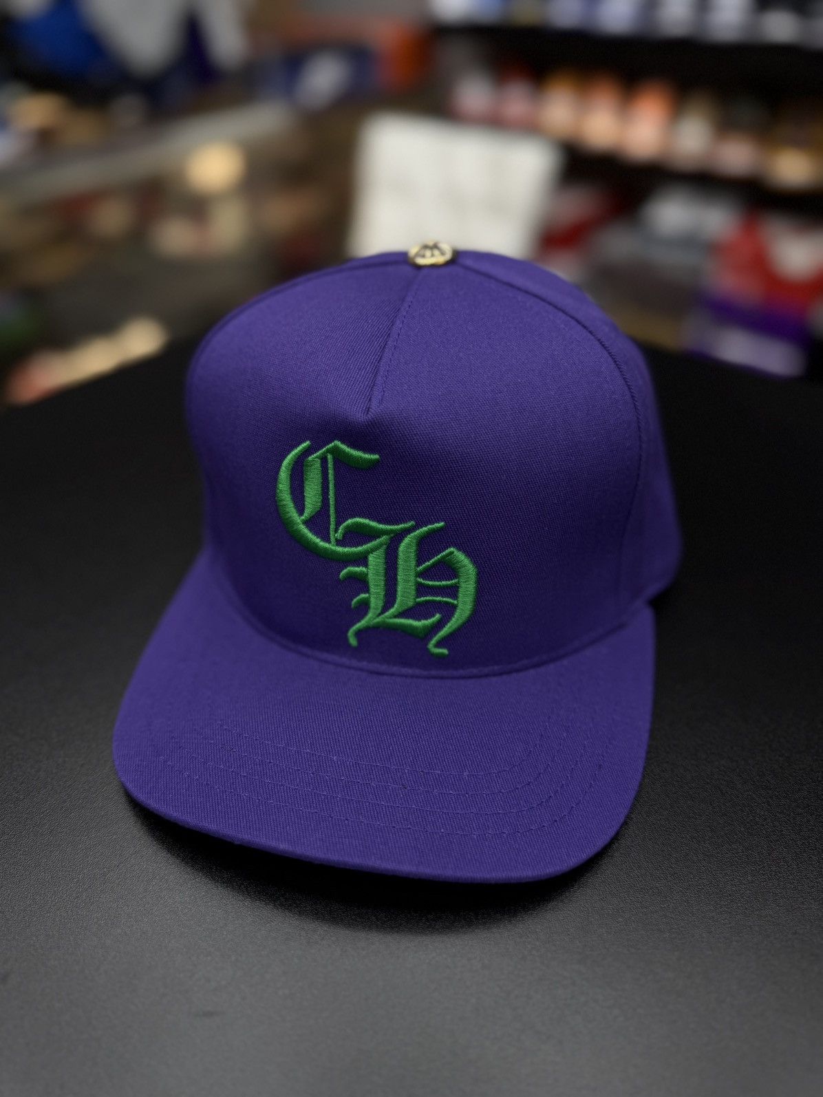 Chrome Hearts Chrome Hearts Purple/Green Logo SnapBack New Size ONE SIZE - 3 Thumbnail