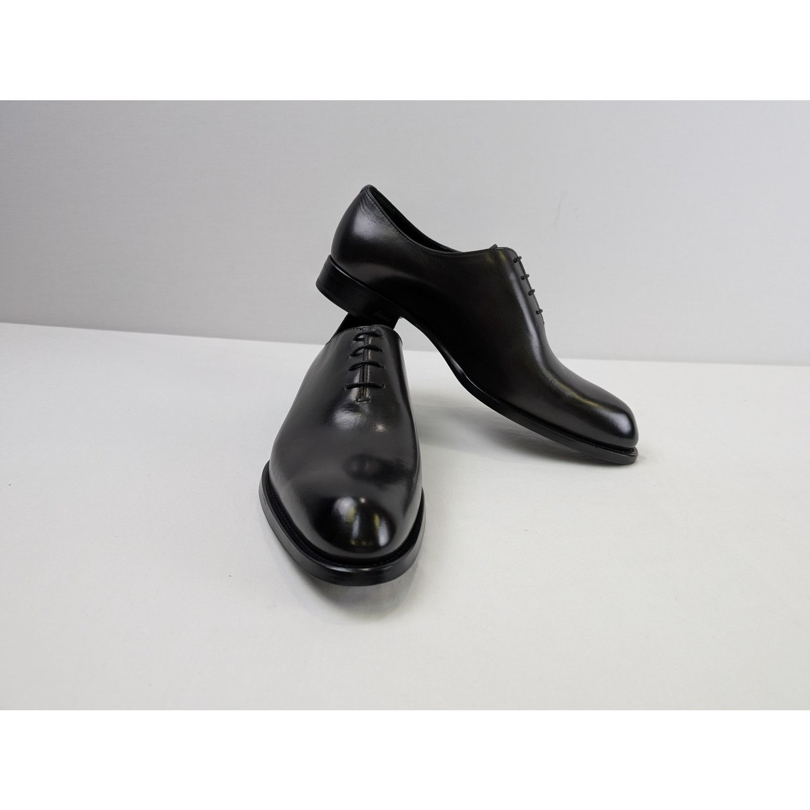 Brioni o1rshd1 Leather shoe Boots in Black Size US 11.5 / EU 44-45 - 12 Thumbnail