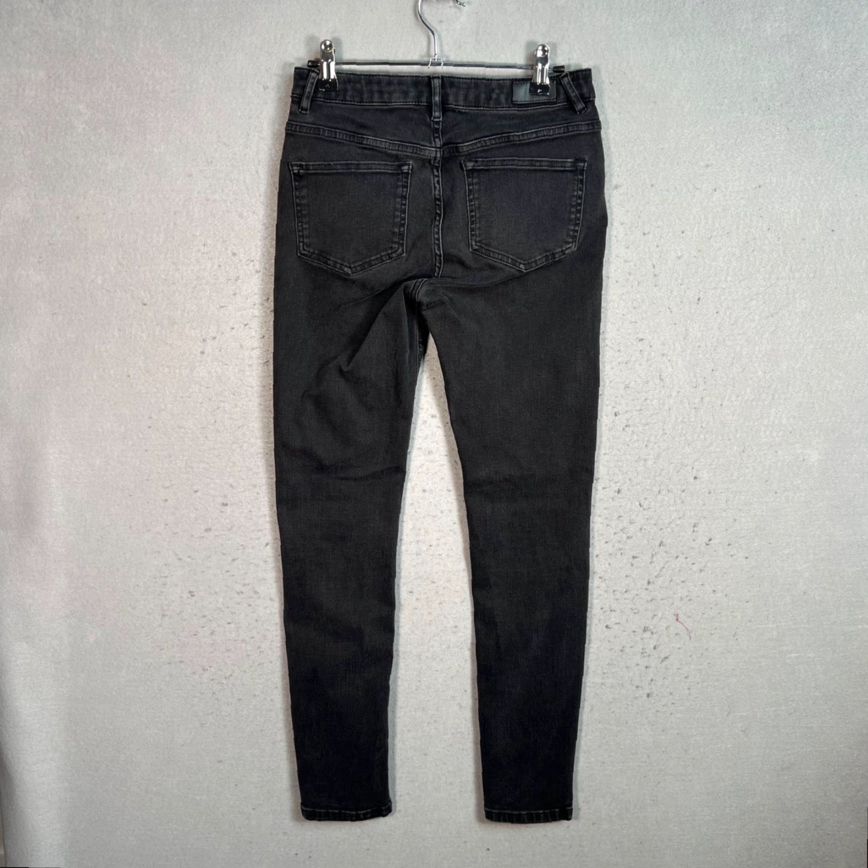 Jigsaw Jigsaw Jeans Skinny Womens Black Denim 26 x 30 Richmond Jigsaw Skinny Fit Black Jeans for Women 26 Size 26" / US 2 / IT 38 - 2 Thumbnail