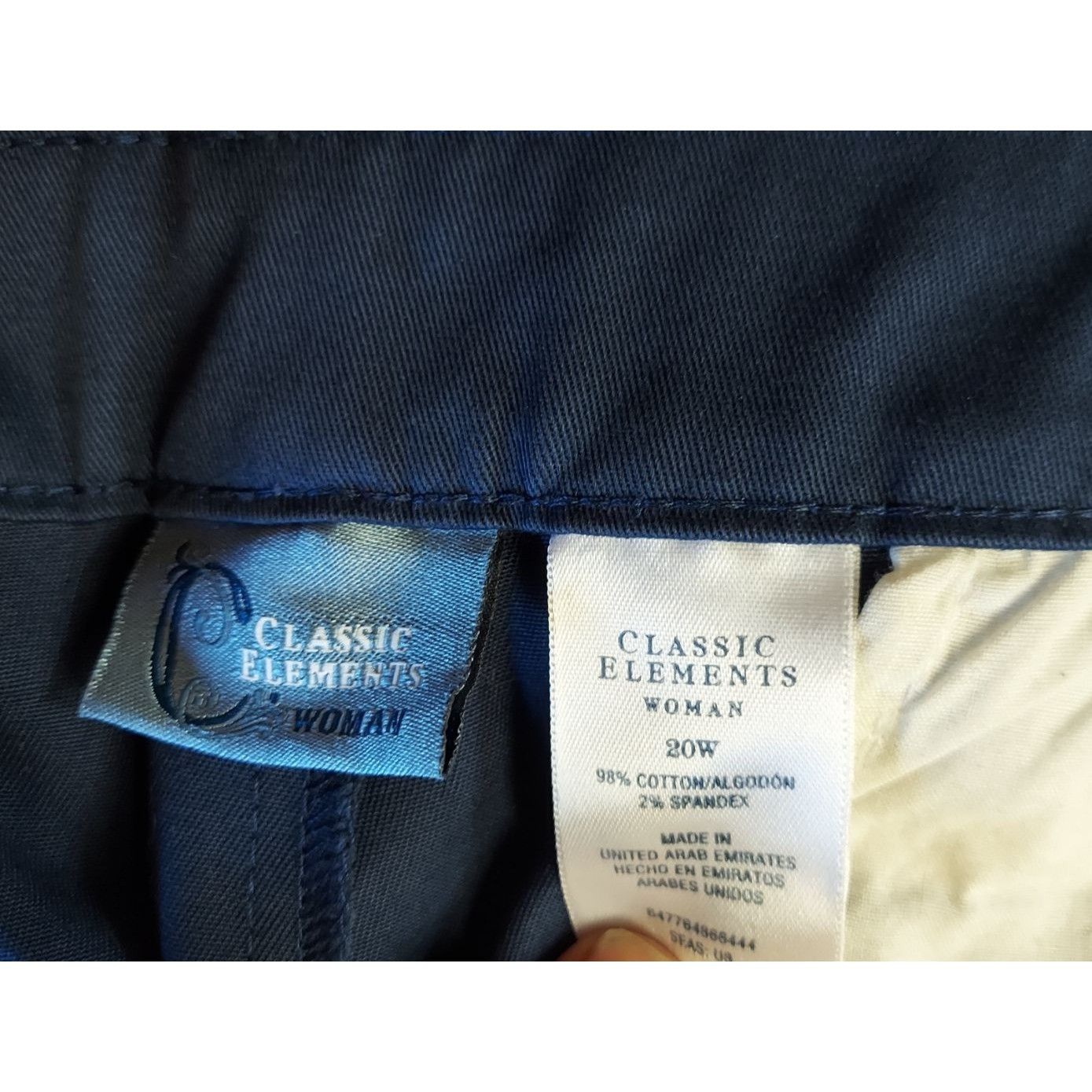 Other Alfred Dunner Womens 3-Piece Set Navy Jacket White Blouse & Size XXL / US 16-18 / IT 52-54 - 8 Thumbnail