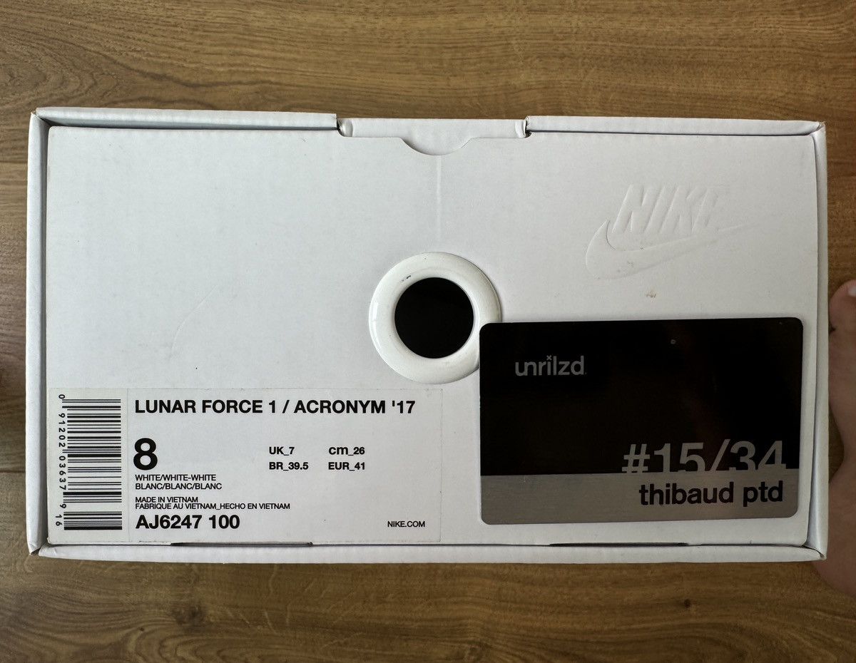 Nike Nike Lunar Force 1 Low Acronym (AF100) Size US 8 / EU 41 - 6 Thumbnail