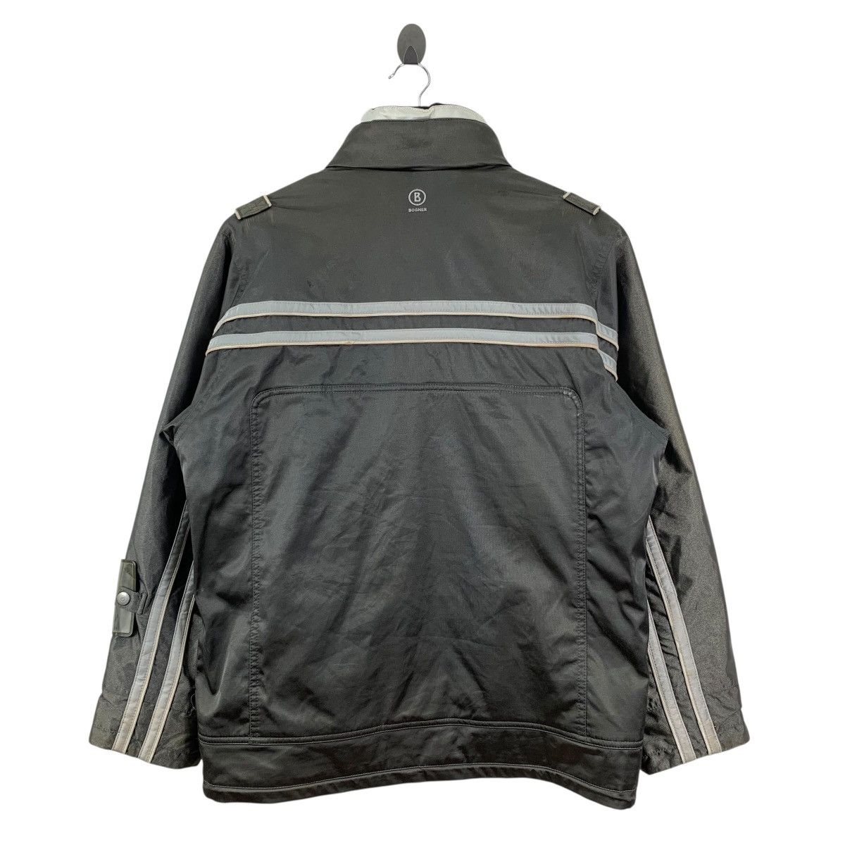 Bogner Vintage BOGNER Multi Pockets Grey Ski Bomber Jacket Size US L / EU 52-54 / 3 - 2 Thumbnail