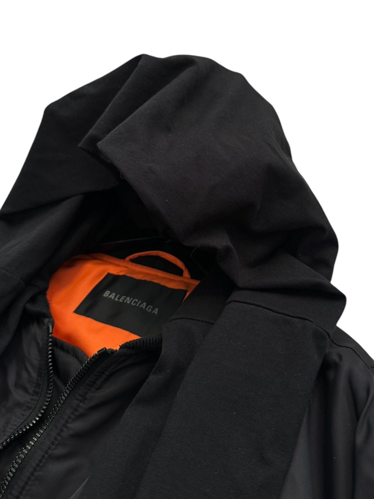 Balenciaga 2024 Incognito Silk Padded Bomber Shirt Hoodie Size US S / EU 44-46 / 1 - 12 Thumbnail