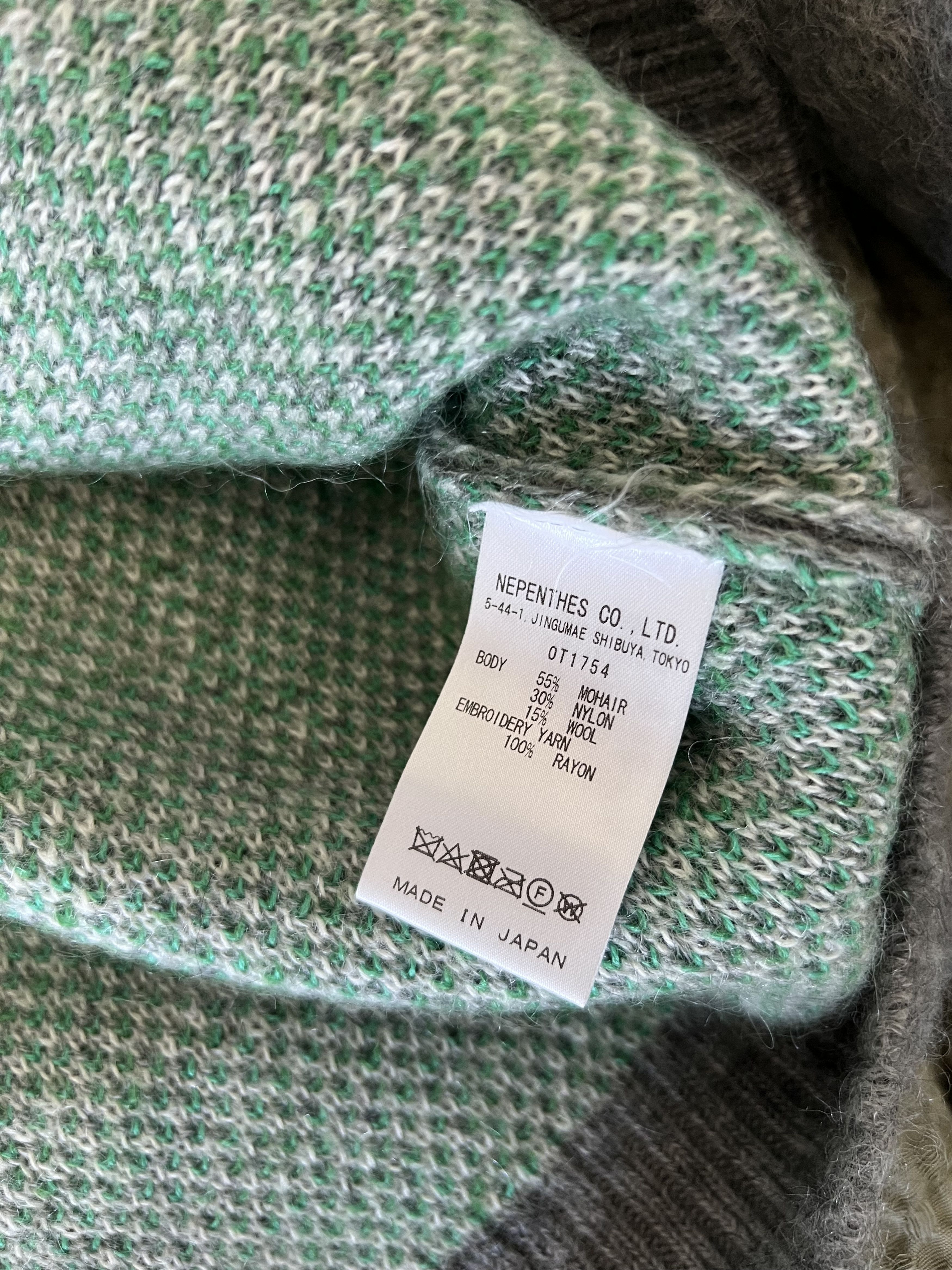 HIDDEN × Needles Needles Hidden NY Psychedelic Mohair Cardigan Size US XL / EU 56 / 4 - 9 Thumbnail