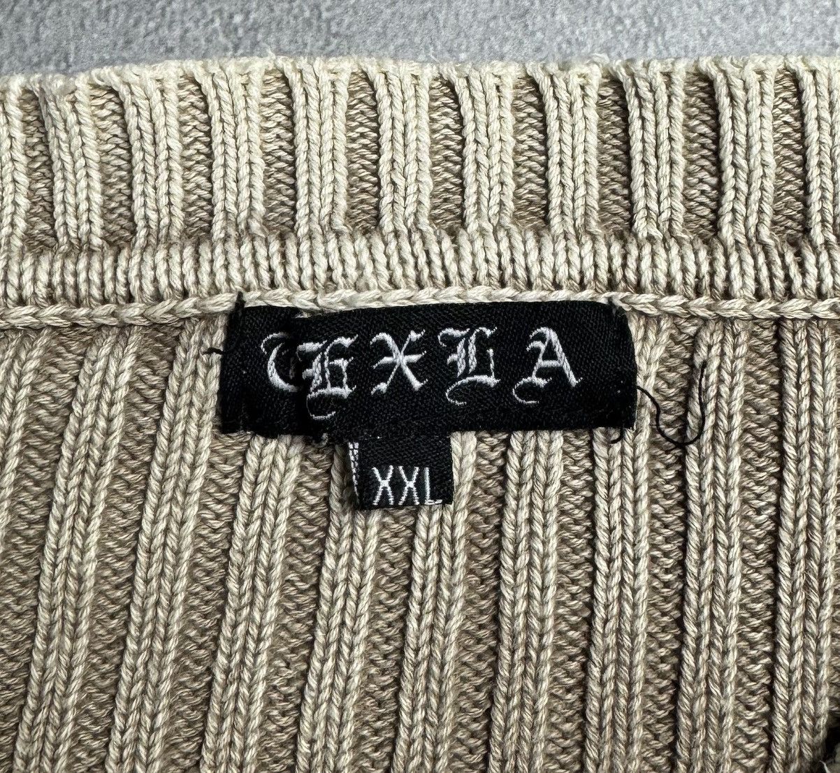 Other Avant Garde Beige Crewneck Cotton Knit Sweater Size US XL / EU 56 / 4 - 9 Thumbnail