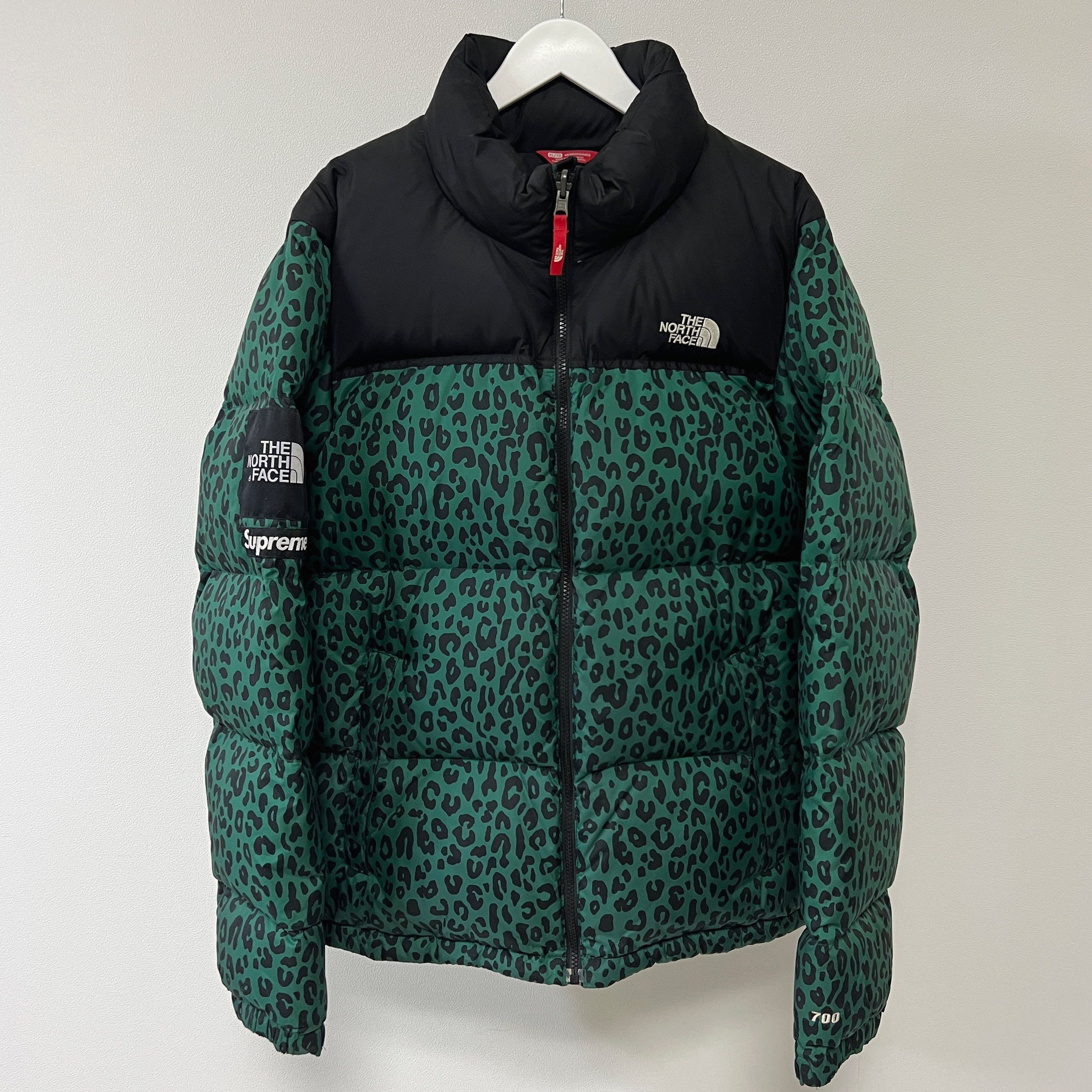 Supreme The North Face FW11 Leopard Nuptse Jacket Green