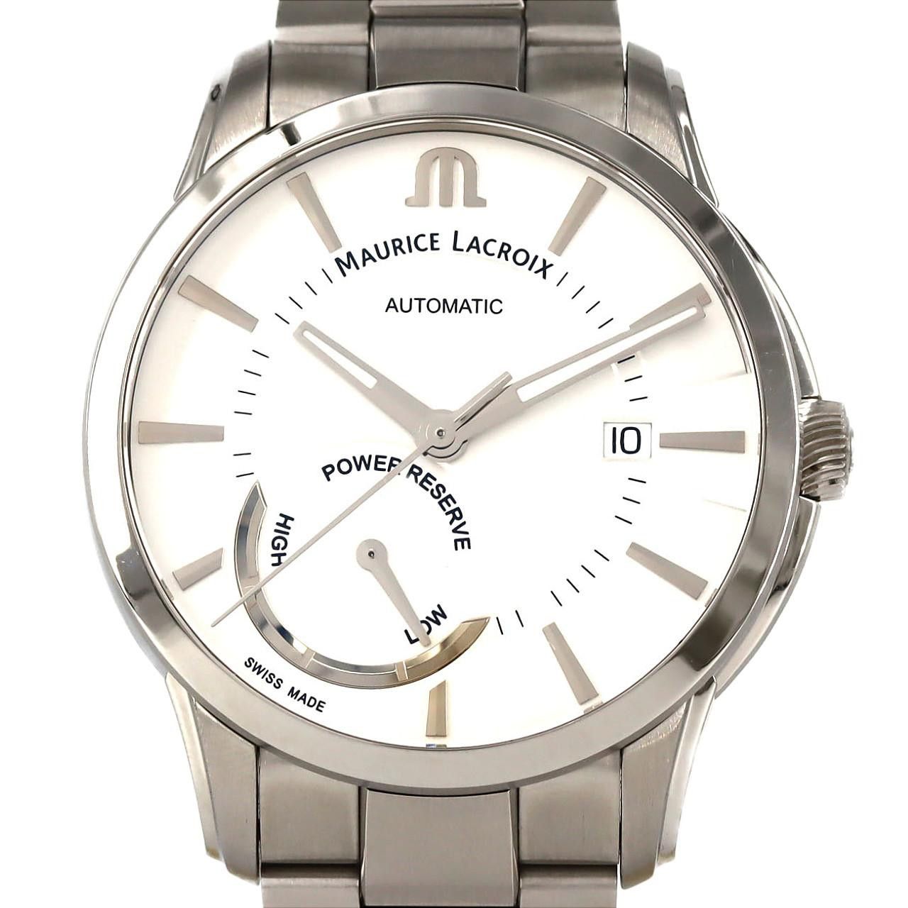 Maurice Lacroix MAURICE LACROIX Maurice Lacroix Pontos Power Reserve Stainless Steel Watch Metal Automatic PT6368-SS002-130-1 DUTY FREE for USA Size ONE SIZE - 1 Thumbnail