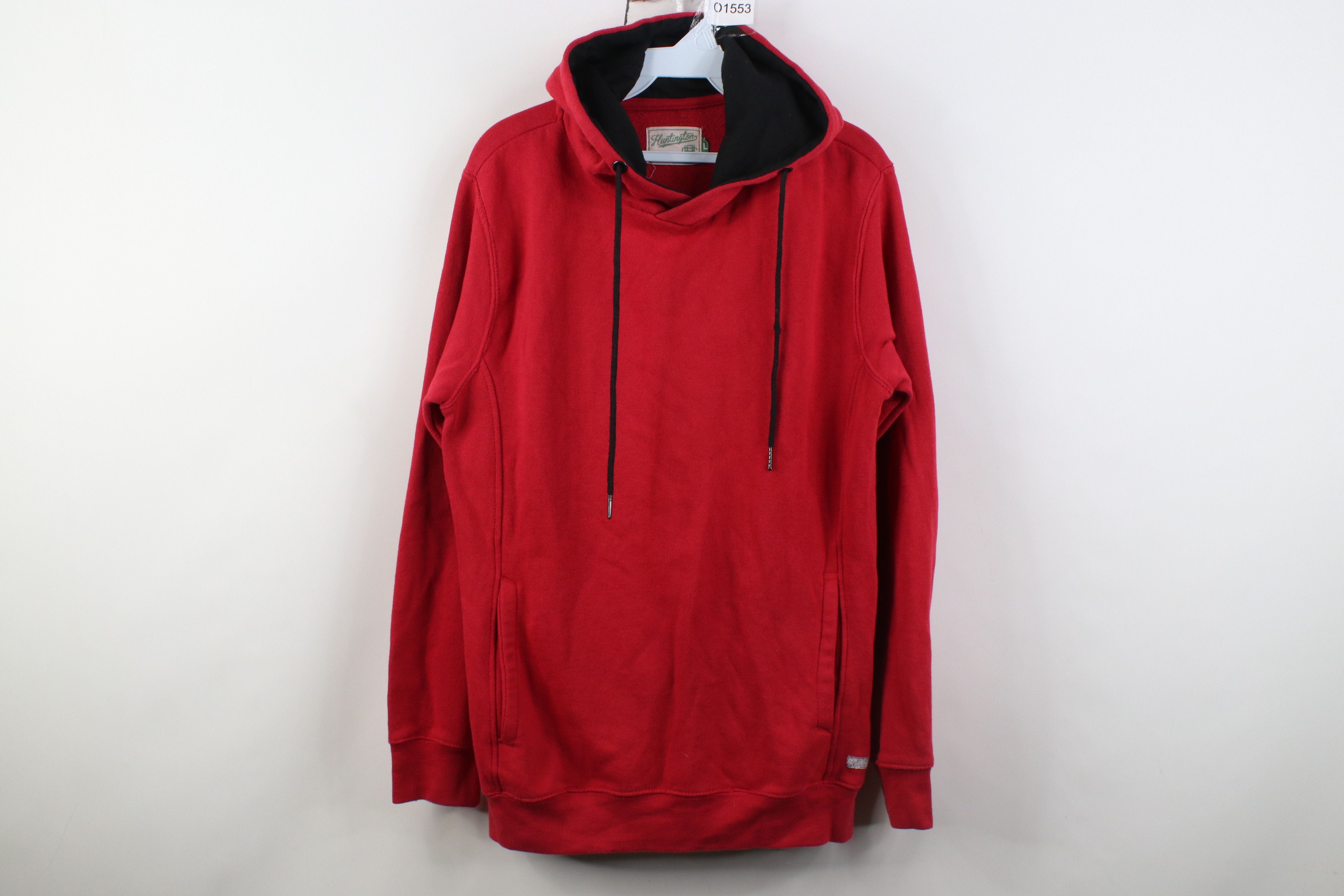 Vintage Vintage Y2K Streetwear Blend Blank Hoodie Sweatshirt Red Size US L / EU 52-54 / 3 - 1 Thumbnail