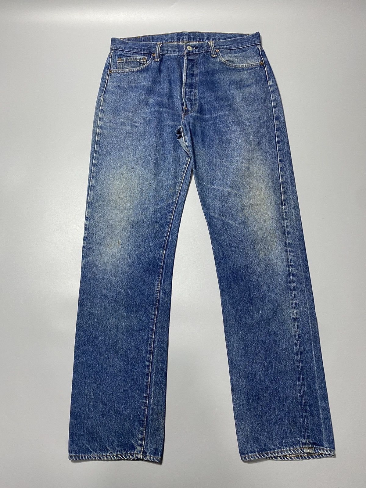 image of Levis x Vintage 1970S -True Vintage 501 Selvedge Denim Pants, Men's (Size 34)