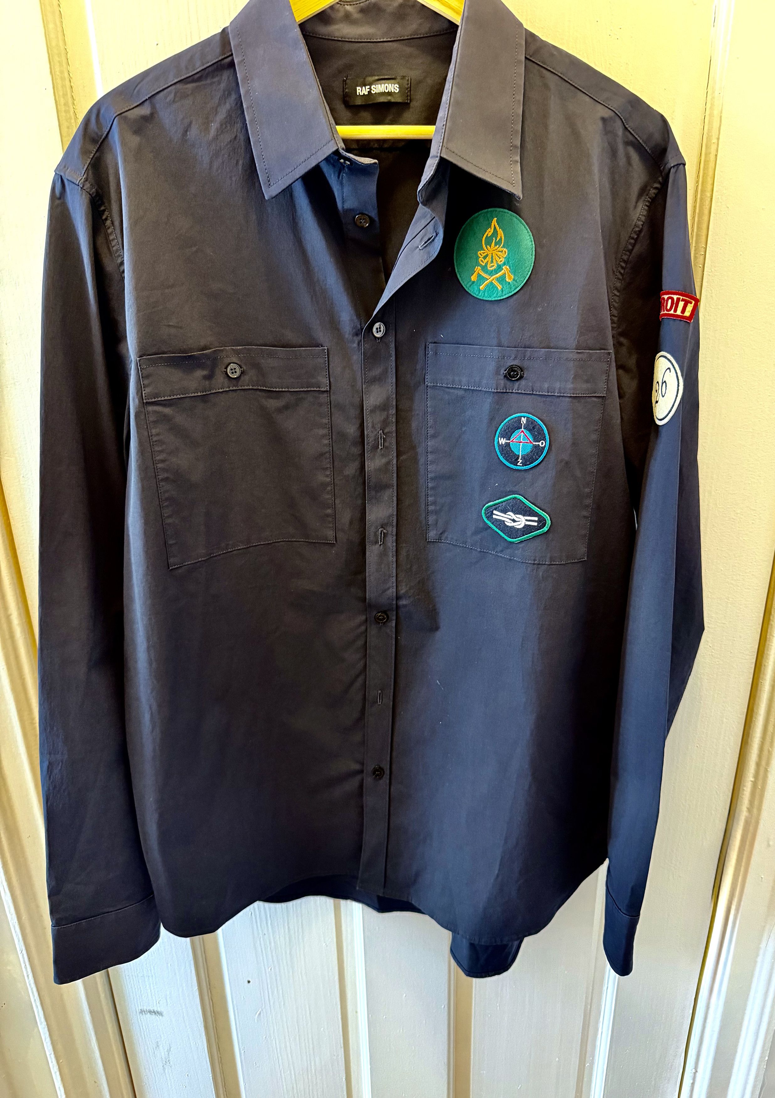 Raf Simons 2016 Cotton "Boy Scout" Button Up Size US XL / EU 56 / 4 - 1 Thumbnail