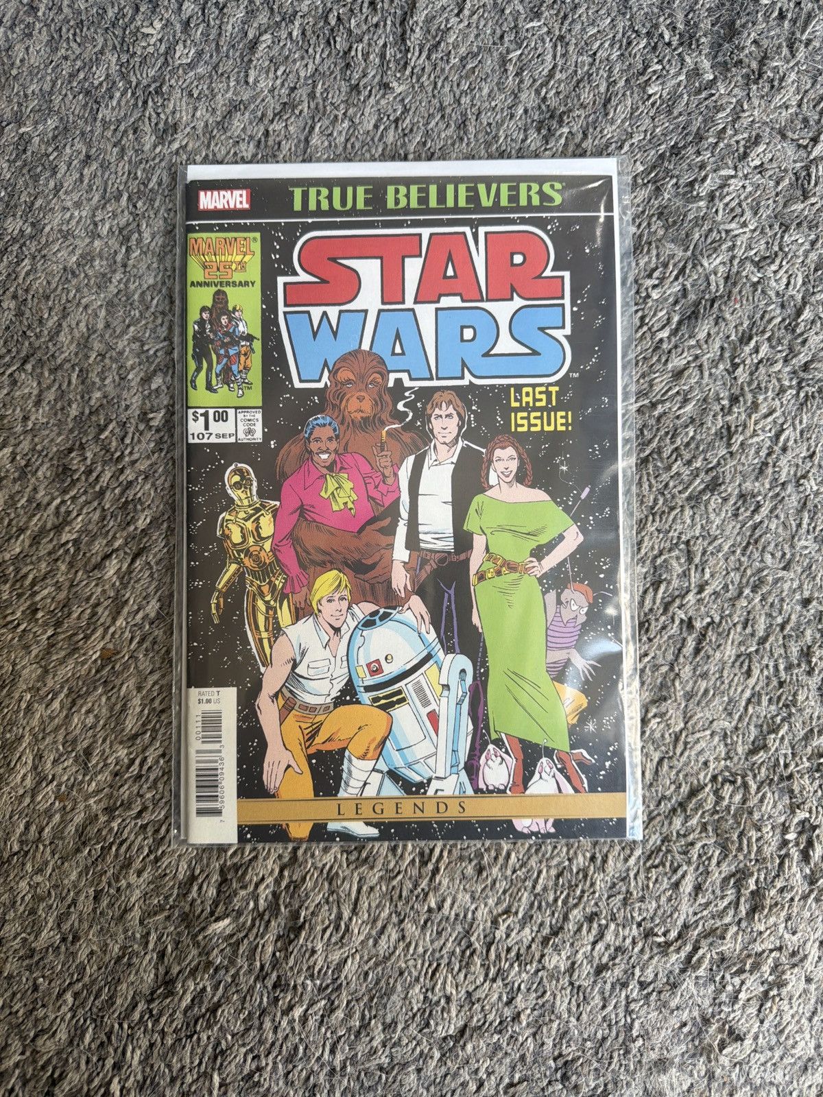 Star Wars 2019 Marvel Comics True Believers: Star Wars #107 Comic Book Size ONE SIZE - 1 Thumbnail