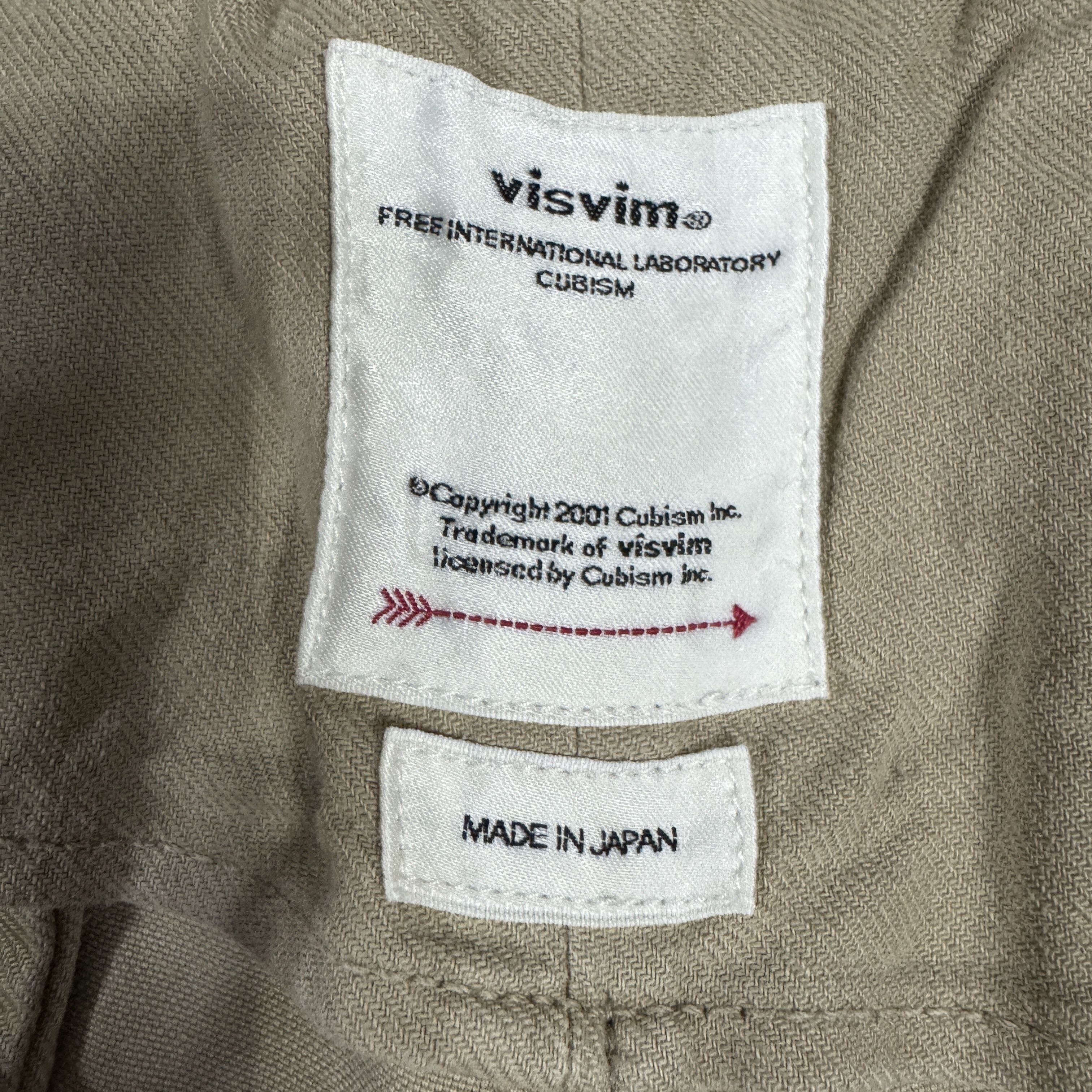 Visvim Visvim Travailler Braces Pants DMGD Beige Size US 33 - 3 Thumbnail