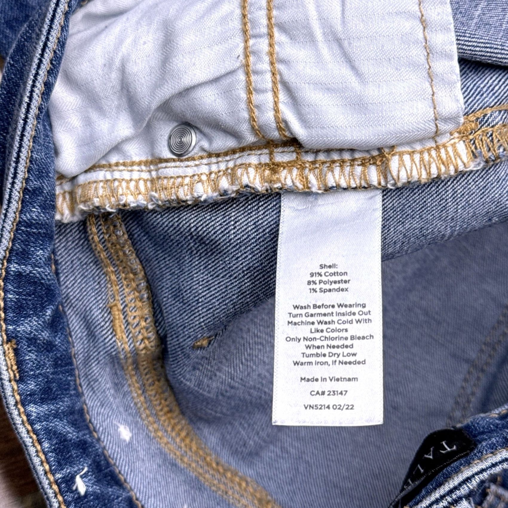 Talbots Talbots Jeans Slim Ankle Womens 4 Mid Rise Stretch Denim 5-Pocket Blue City Vintage: No Mens Womens Girls Size 27" / US 4 / IT 40 - 5 Thumbnail