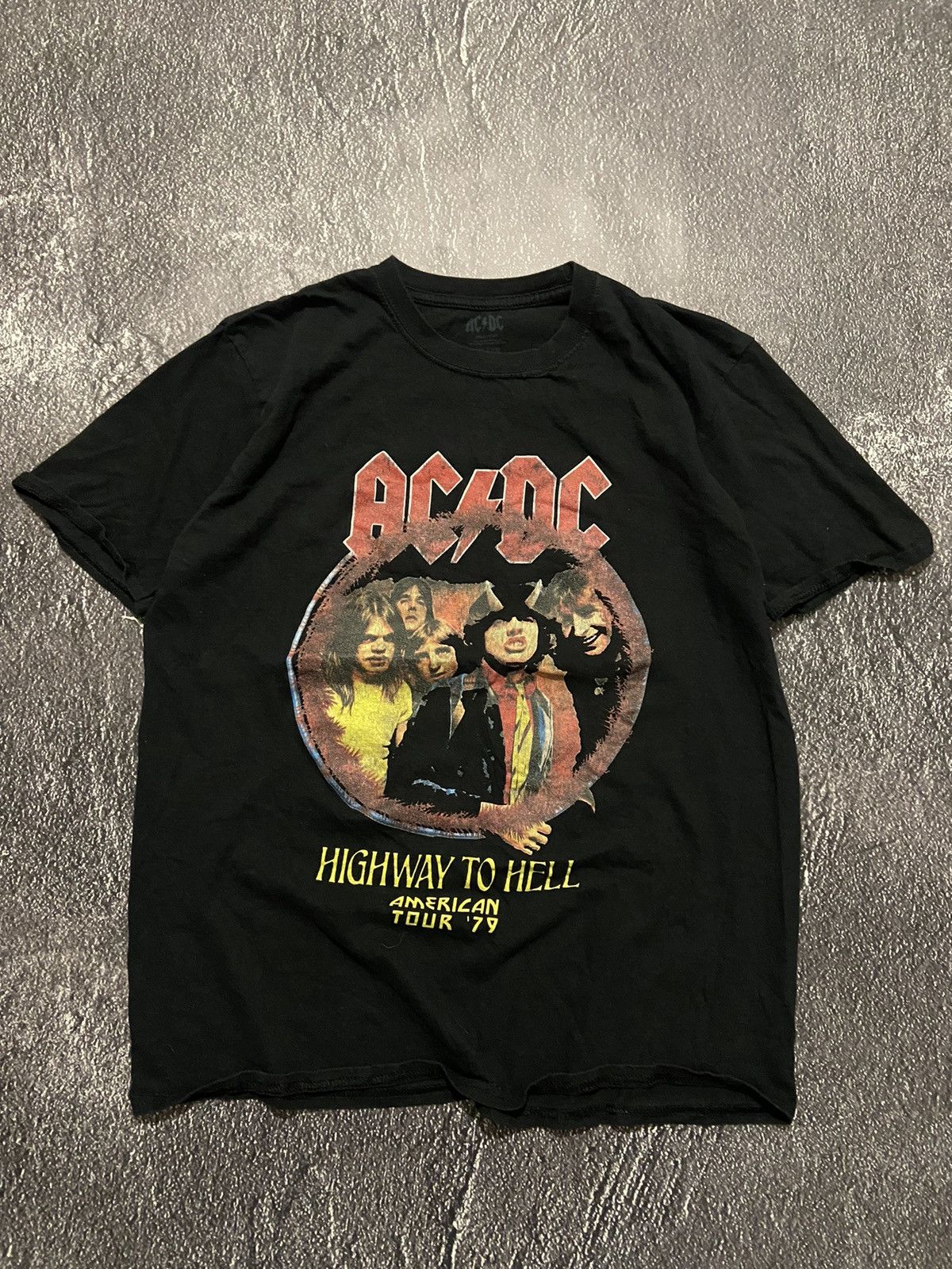 Pre-owned Band Tees X Vintage Ac/dc Highway To Hell American Tour 79 In Black