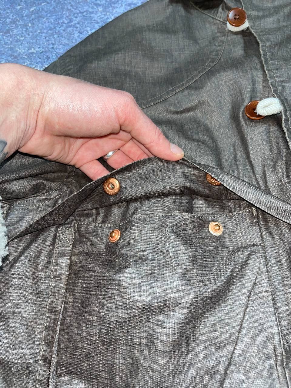 R.Newbold R.Newbold by PAUL SMITH Tactical Multipocket Linen Jacket Size US M / EU 48-50 / 2 - 17 Thumbnail
