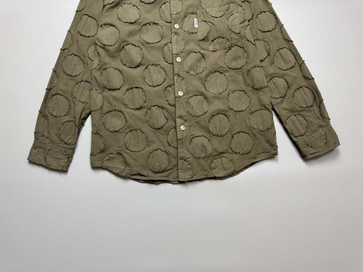 Japanese Brand Bluetrick Okayama - Punch Hole Patch Amekaji Vibes L/S Size US S / EU 44-46 / 1 - 4 Thumbnail