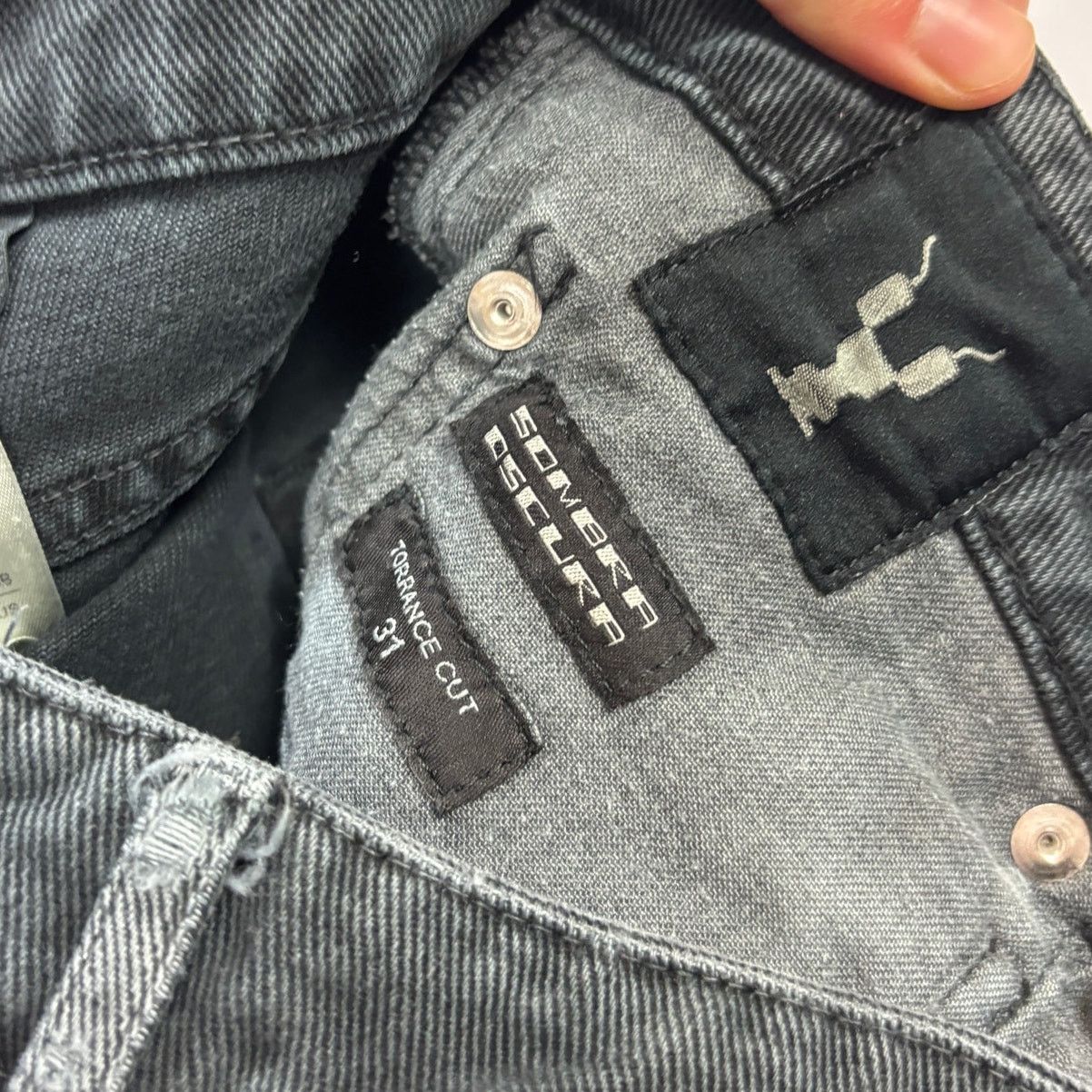 Rick Owens Rick Owens DRKSHDW Sombra Oscura Torrance Cut Jeans 31x31 Size US 31 - 7 Thumbnail