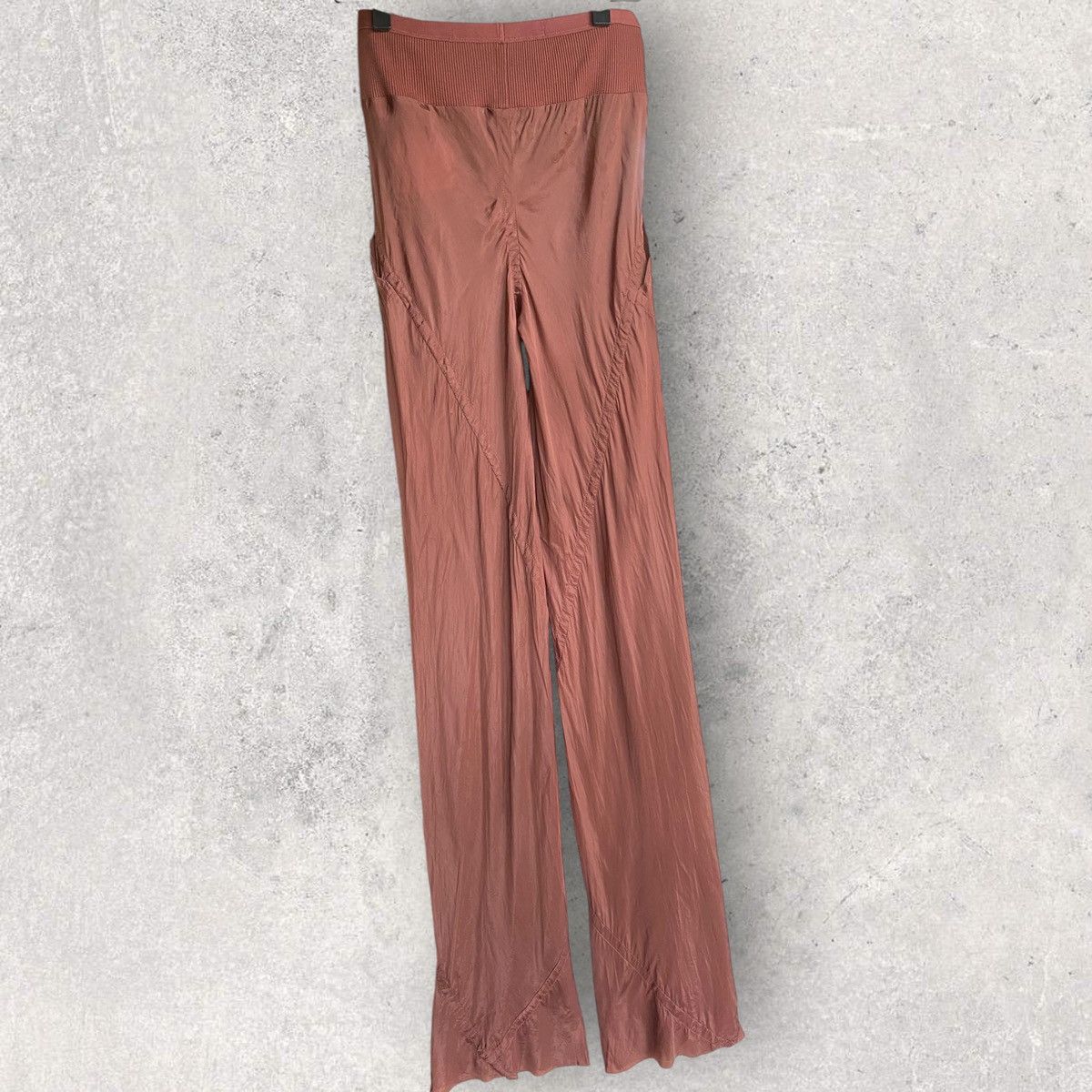 Rick Owens SS24 Lido Henna Floor-length Bias Trousers Size 28" / US 6 / IT 42 - 4 Thumbnail