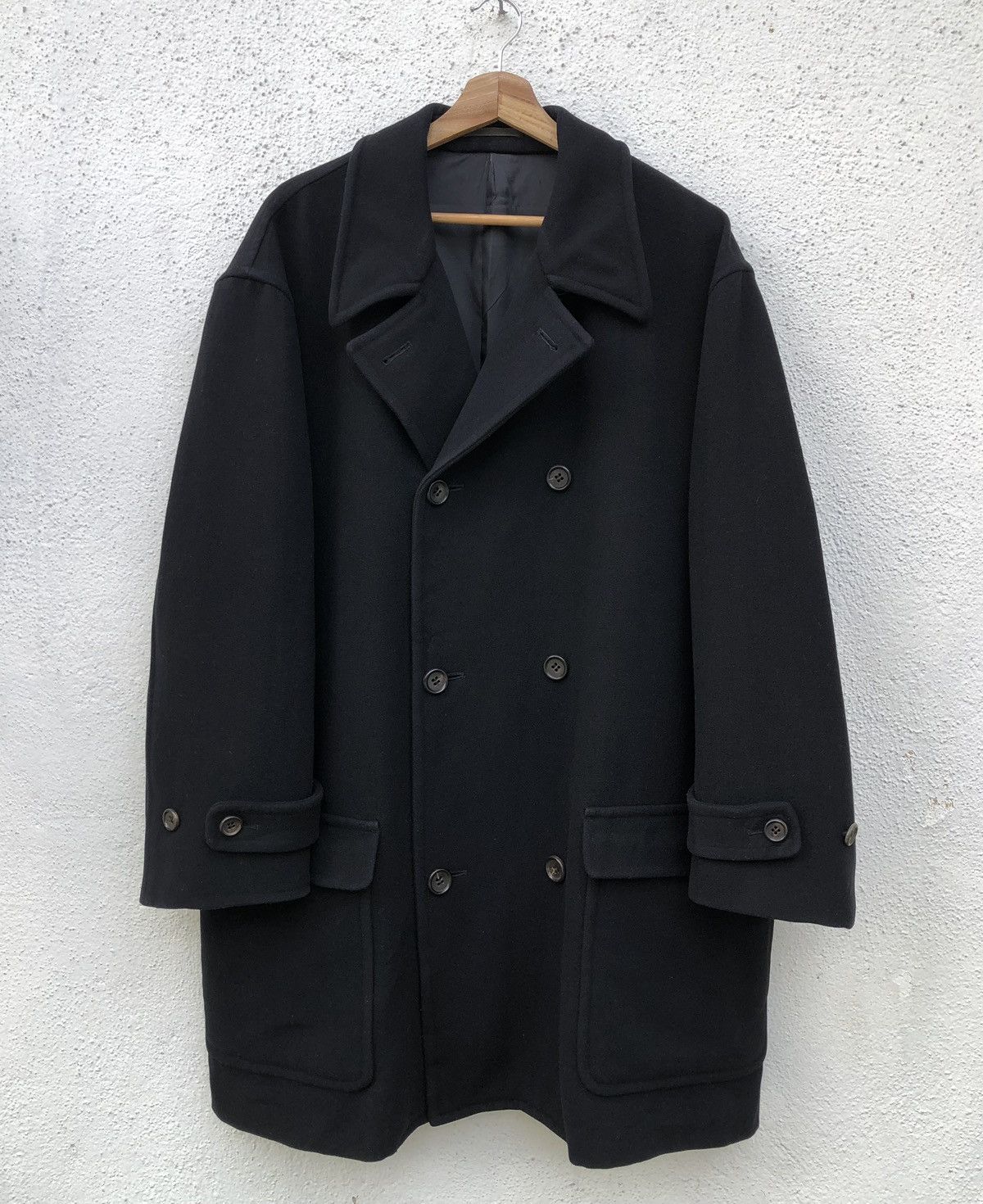 Comme des Garcons VTG 1988 COMME des GARÇONS Homme Long Peacoat Jacket Size US M / EU 48-50 / 2 - 8 Thumbnail