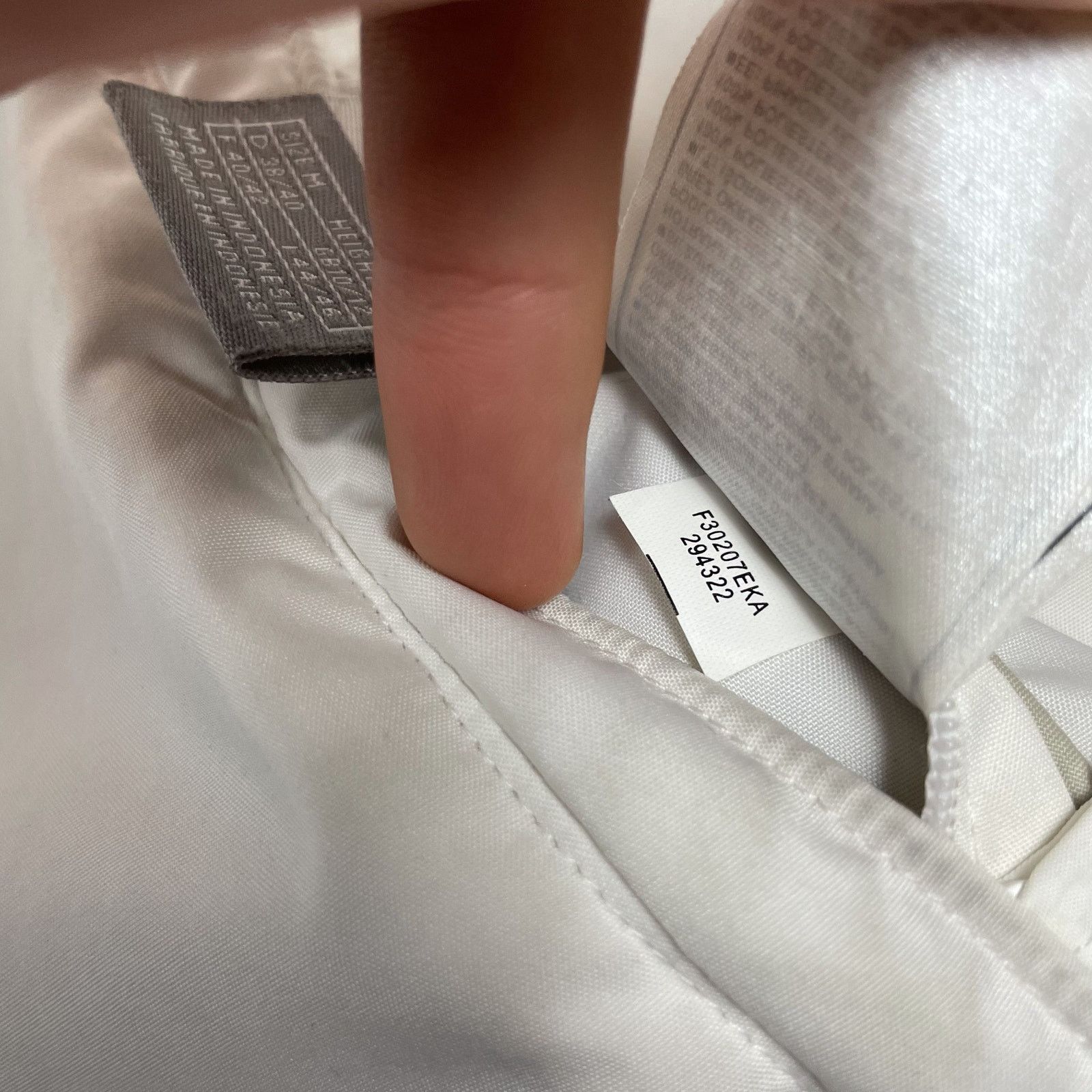 Nike × Vintage Nike Adults White Reversible Full Zip Hooded Jacket Medium Size US M / EU 48-50 / 2 - 13 Thumbnail