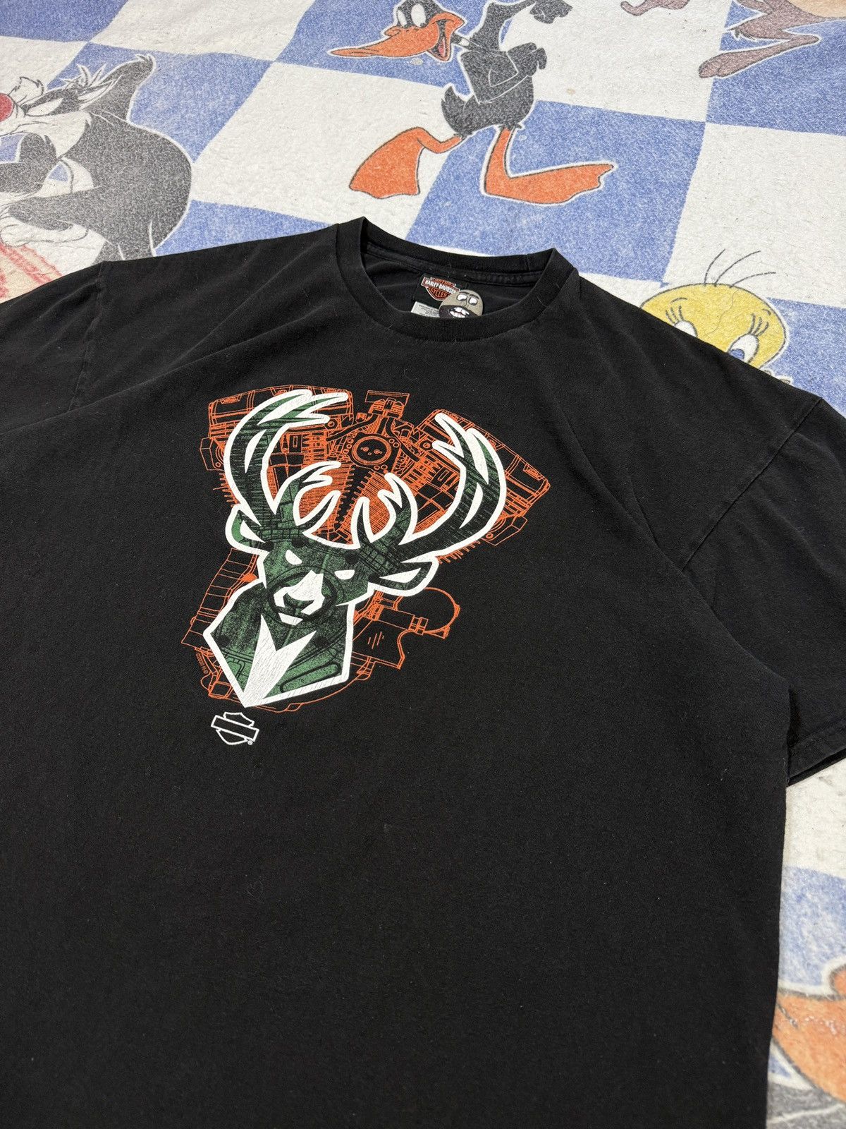 Harley Davidson Harley Milwaukee bucks tee Size US XXL / EU 58 / 5 - 2 Thumbnail