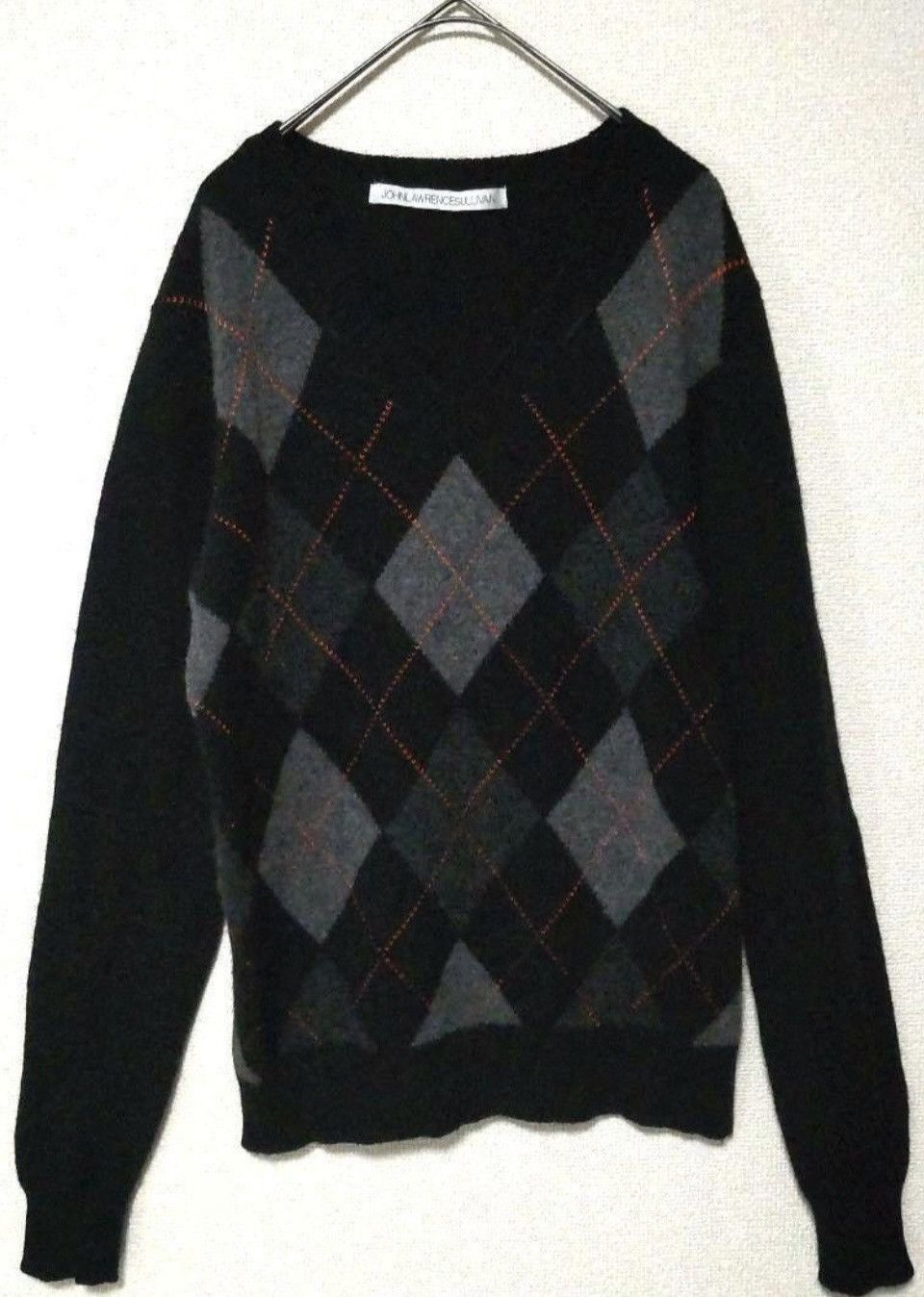 JOHN LAWRENCE SULLIVAN John Lawrence Sullivan Argyle Knit Sweater (2008–2012 Era) Size US S / EU 44-46 / 1 - 1 Thumbnail