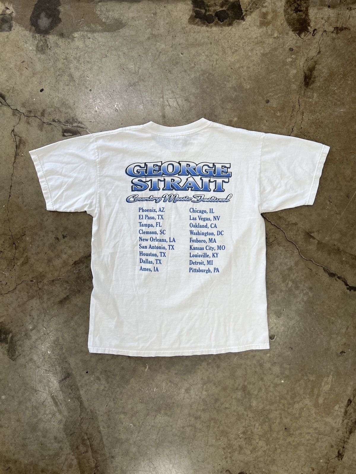 Band Tees Vintage 1999 George Straight Music Country Concert Tee Large Size US L / EU 52-54 / 3 - 5 Thumbnail