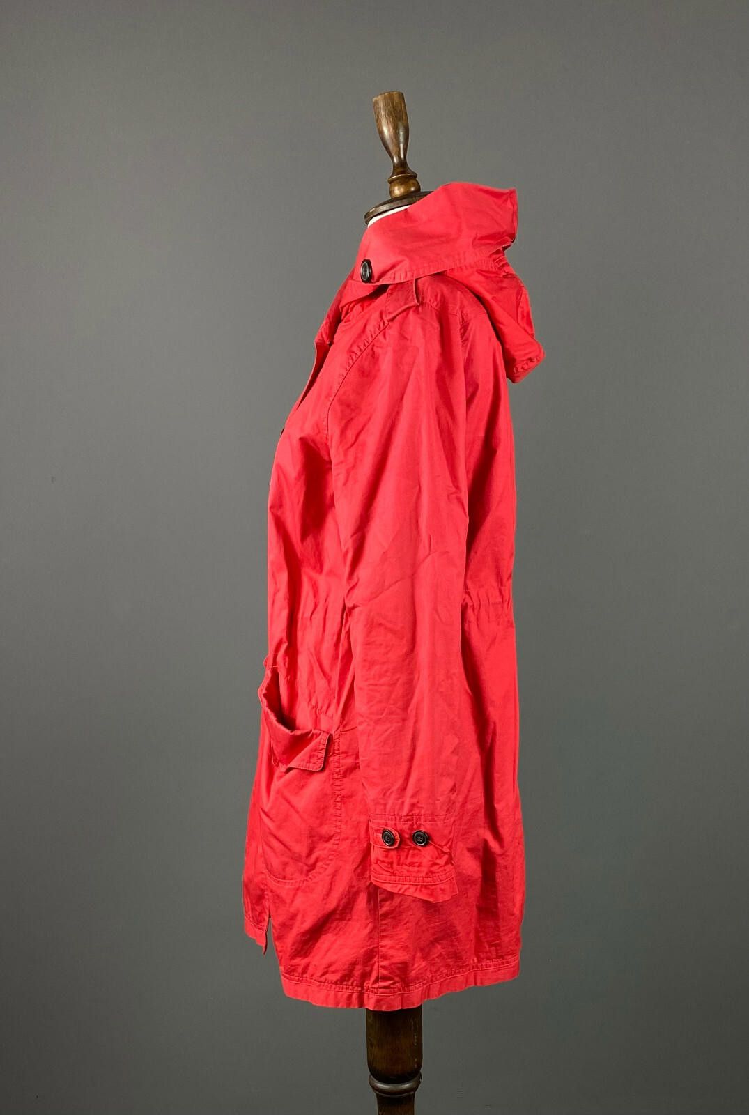 Woolrich Woolen Mills Woolrich Red Button Down Hooded Parka Coat Jacket Size M Size M / US 6-8 / IT 42-44 - 4 Thumbnail