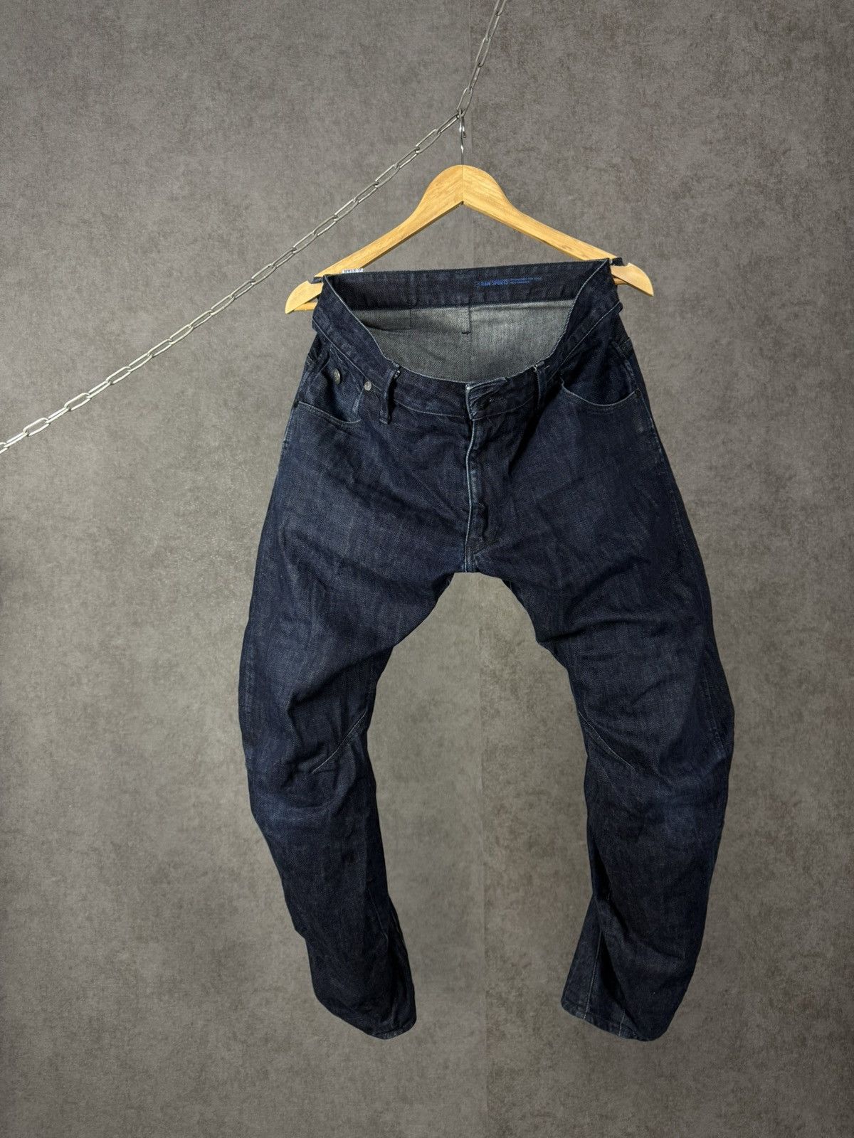 G-Star G Star Raw designer asymmetric jeans Size US 33 - 1 Thumbnail