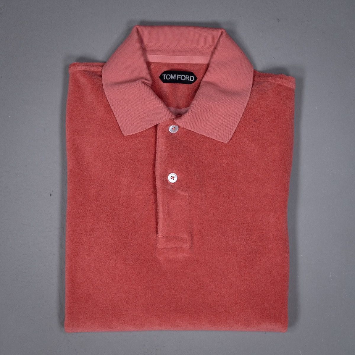 Tom Ford o1a1aor1t0823 Polo Shirt in Red Size US M / EU 48-50 / 2 - 2 Thumbnail