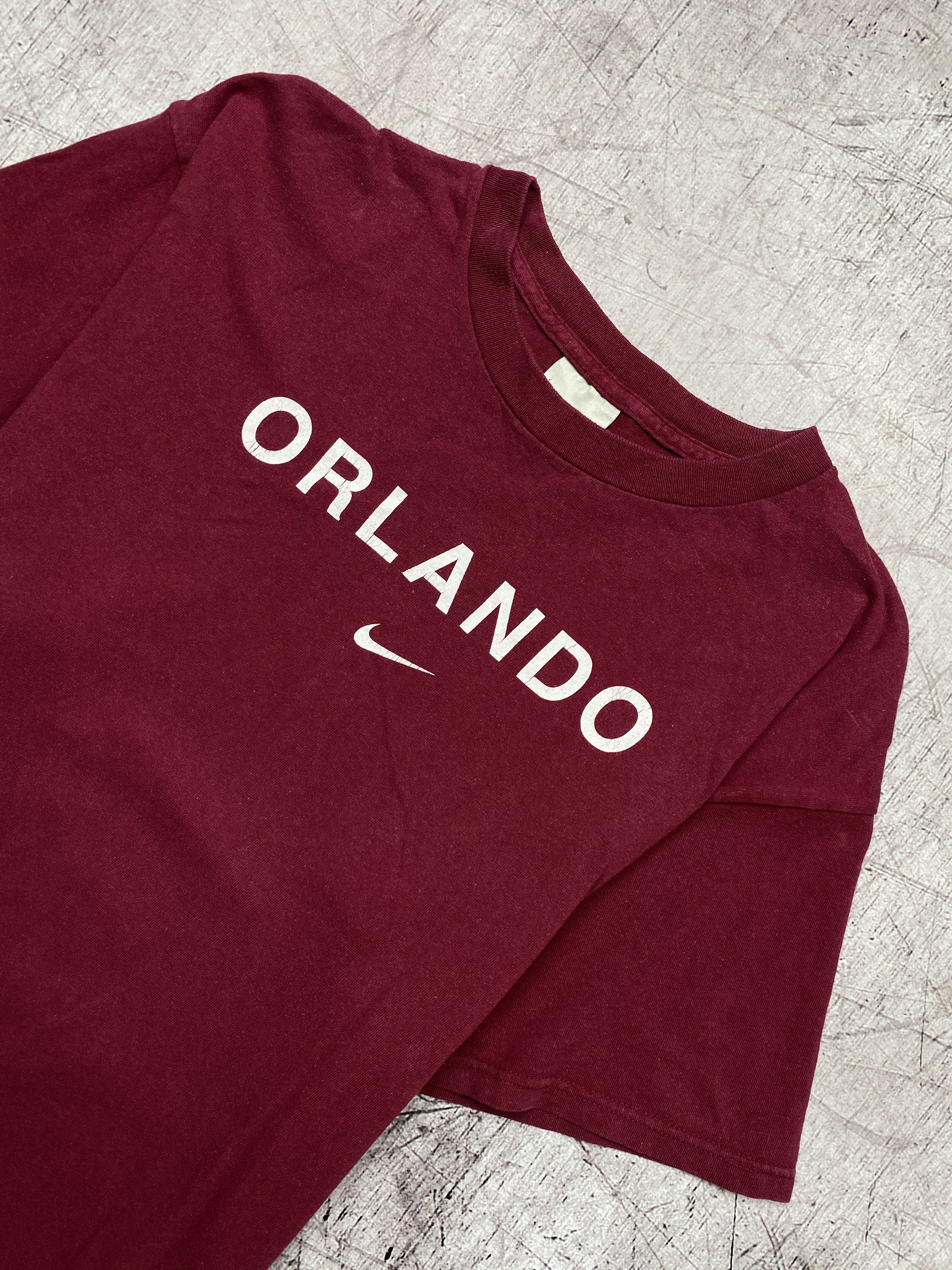 Nike × Vintage Nike Orlando center swoosh vintage t-shirt tee Size US L / EU 52-54 / 3 - 2 Thumbnail