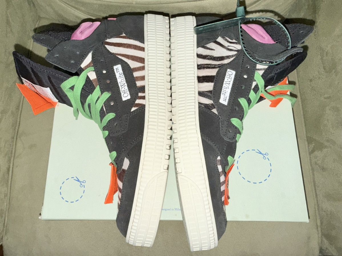 Off-White Off White “Off Court 3.0 Leather” Zebra Black, DS! OG Box Size US 12 / EU 45 - 10 Thumbnail