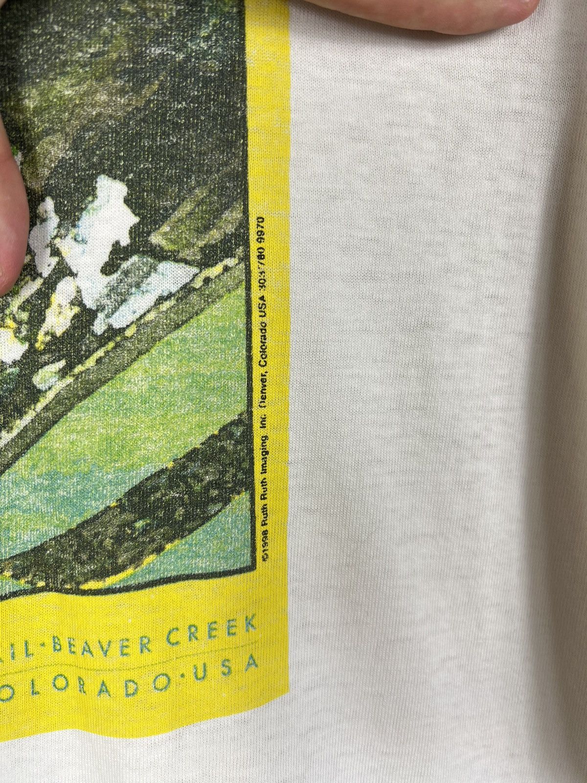 Vintage Vintage 1999 Alpine Ski Championship T-shirt Art Tee Size US M / EU 48-50 / 2 - 7 Thumbnail