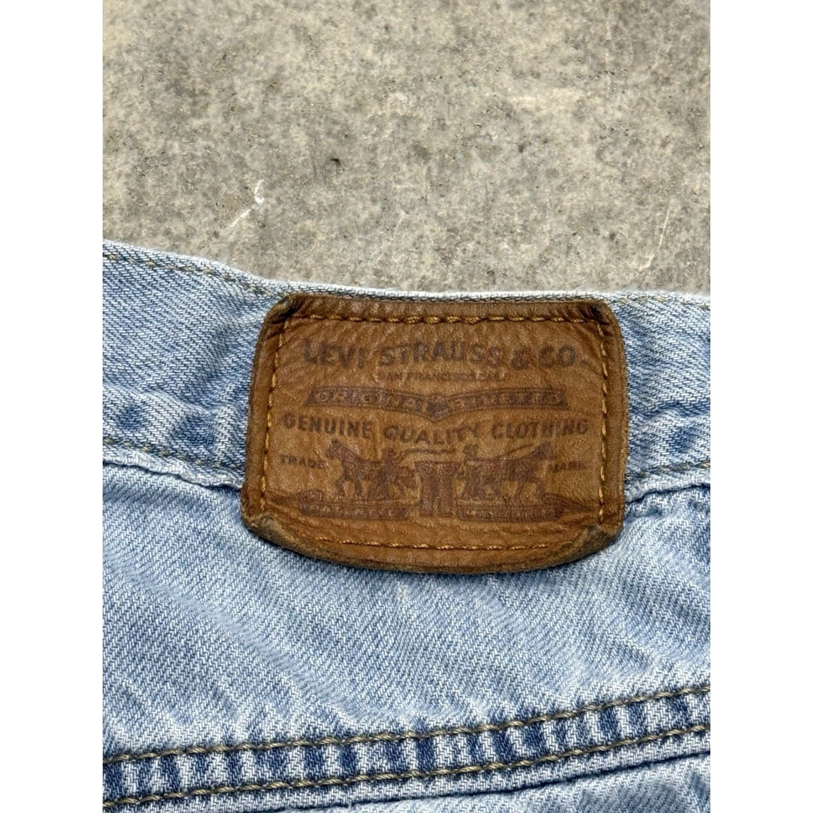 Levi's VINTAGE Levi’s Premium Big E 80s Balloon Leg Jeans Cropped Women Size 29 Blue 100% Cotton Denim High Rise Pockets Zipper Button Size 29" - 6 Thumbnail