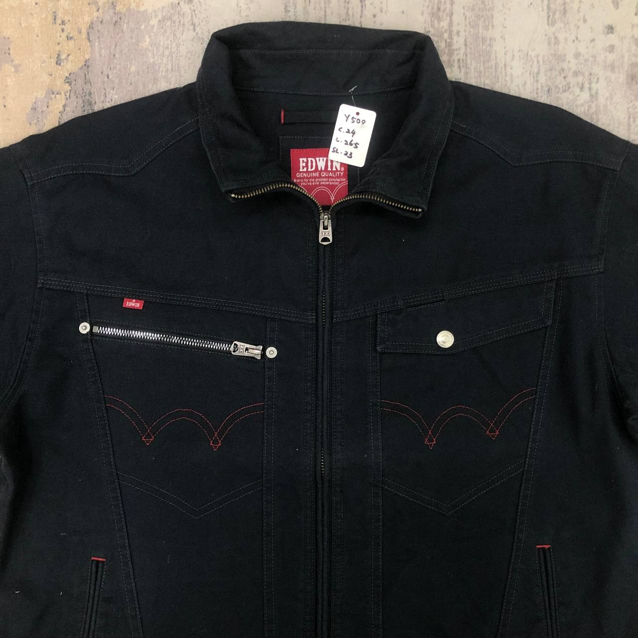 Edwin Y509 EDWIN JAPAN DENIM JACKETS Size US L / EU 52-54 / 3 - 5 Thumbnail