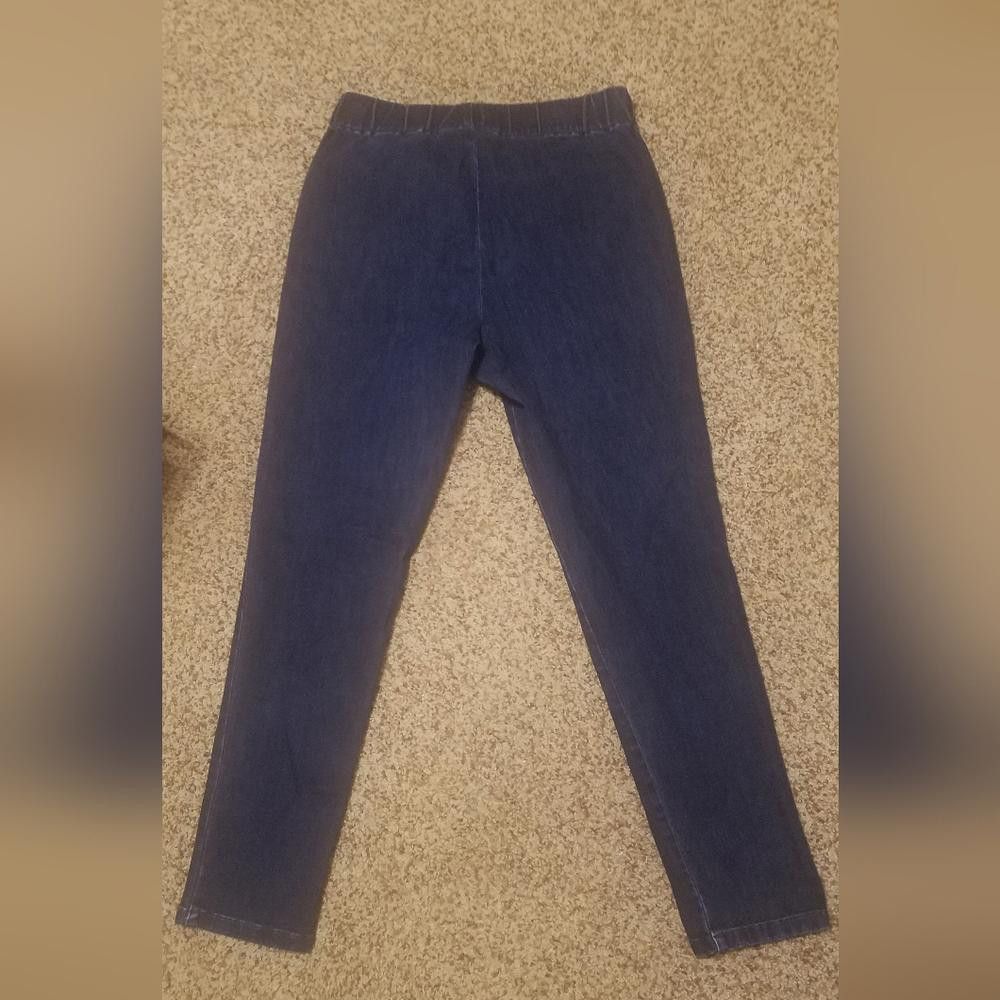 Designer Soft Surroundings Women's Blue Jeans Size Medium Size 32" / US 10 / IT 46 - 3 Thumbnail